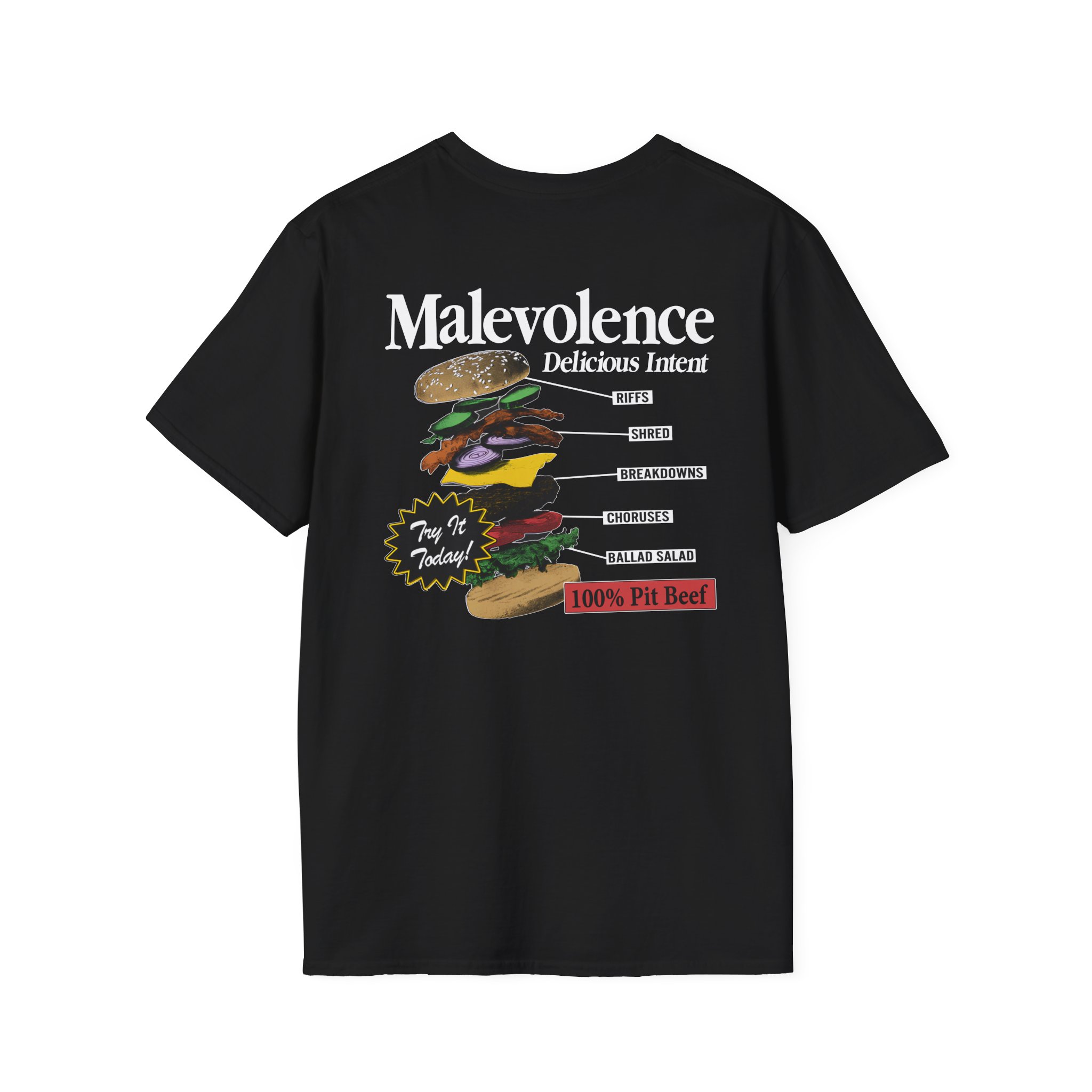 Malevolence Pit Beef Unisex Softstyle T-Shirt