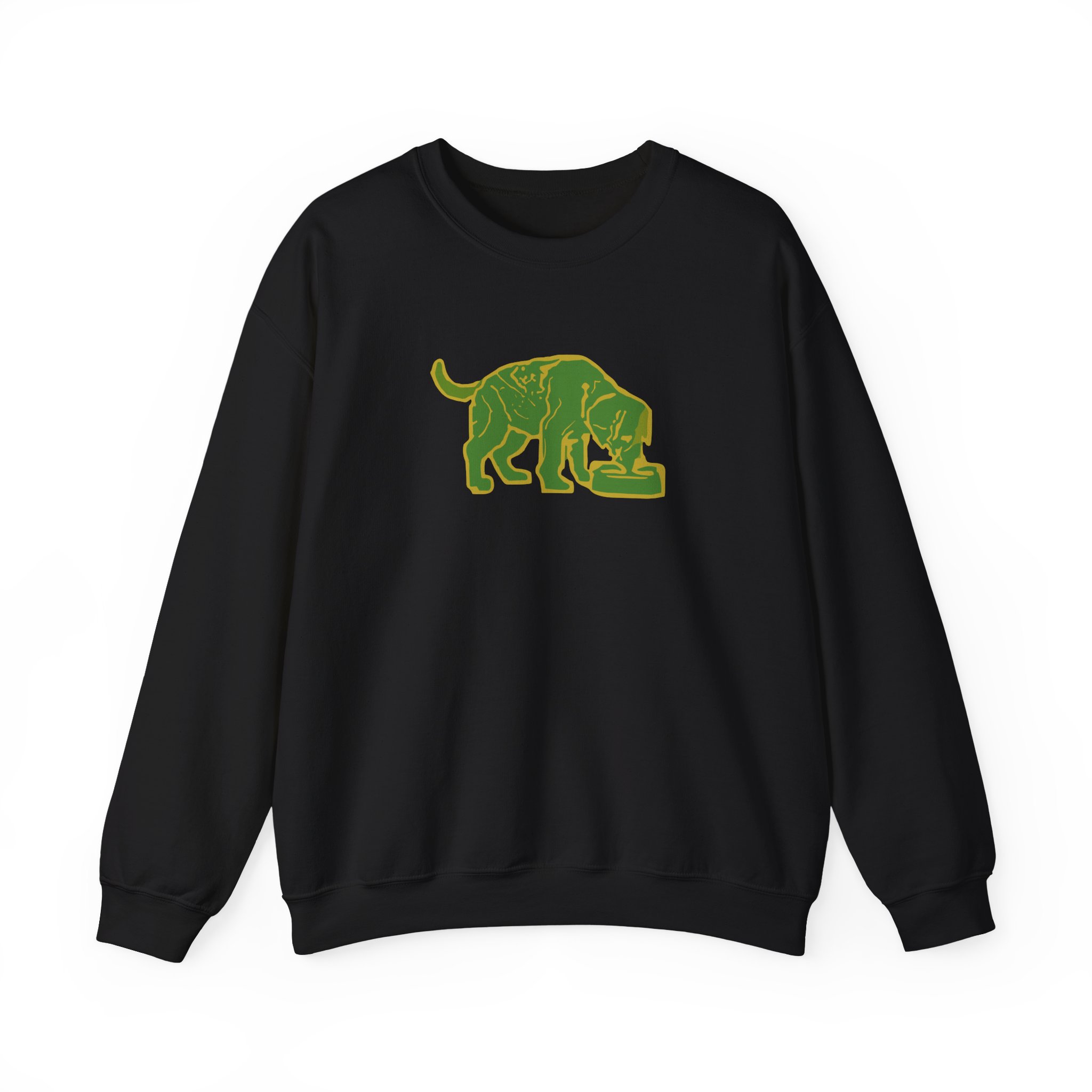 Niko B Green Pixel Dog Unisex Heavy Blend Crewneck Sweatshirt