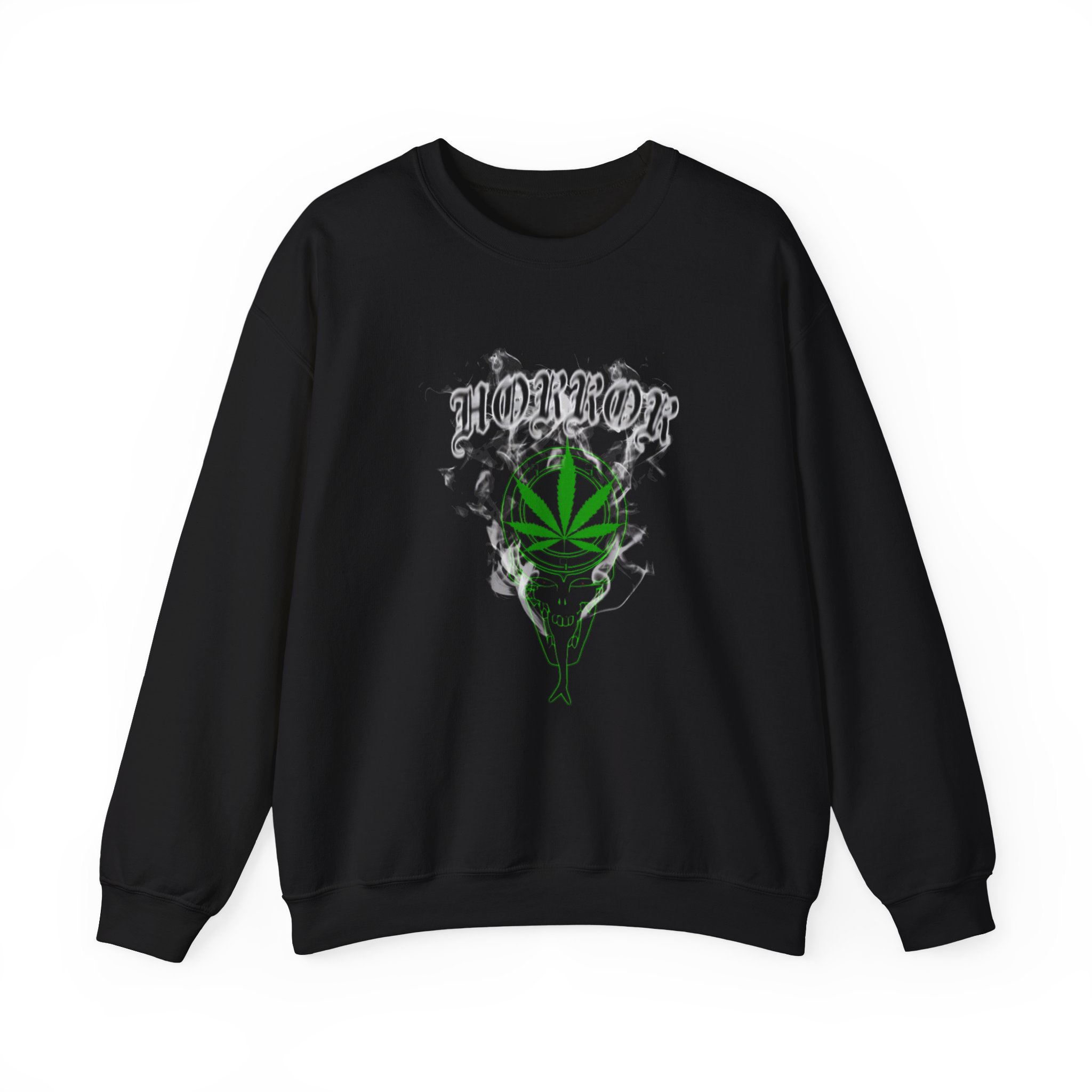 Ho99o9 420 Smoke Unisex Heavy Blendâ„¢ Crewneck Sweatshirt