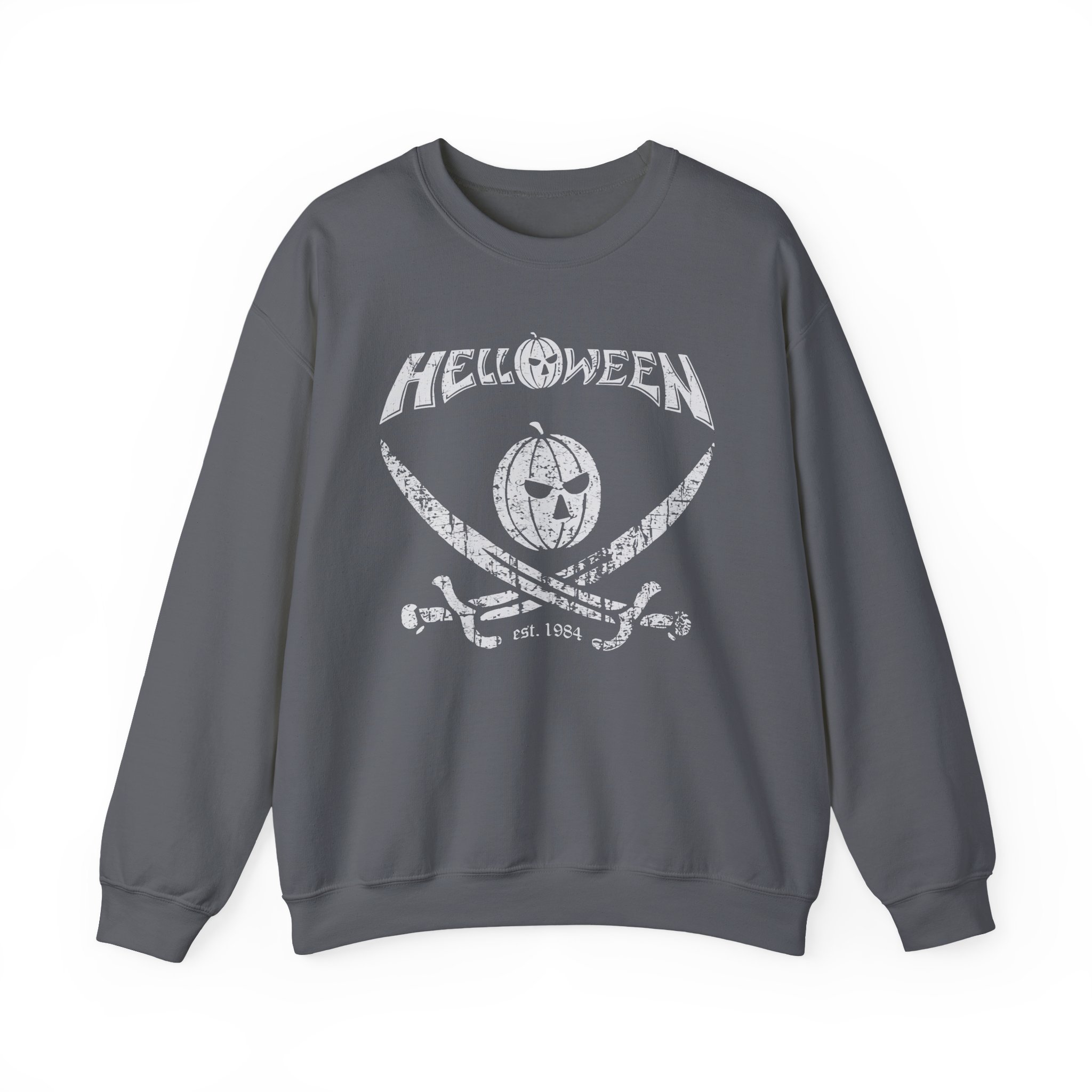 Helloween Pirate Pumpkin Unisex Heavy Blendâ„¢ Crewneck Sweatshirt