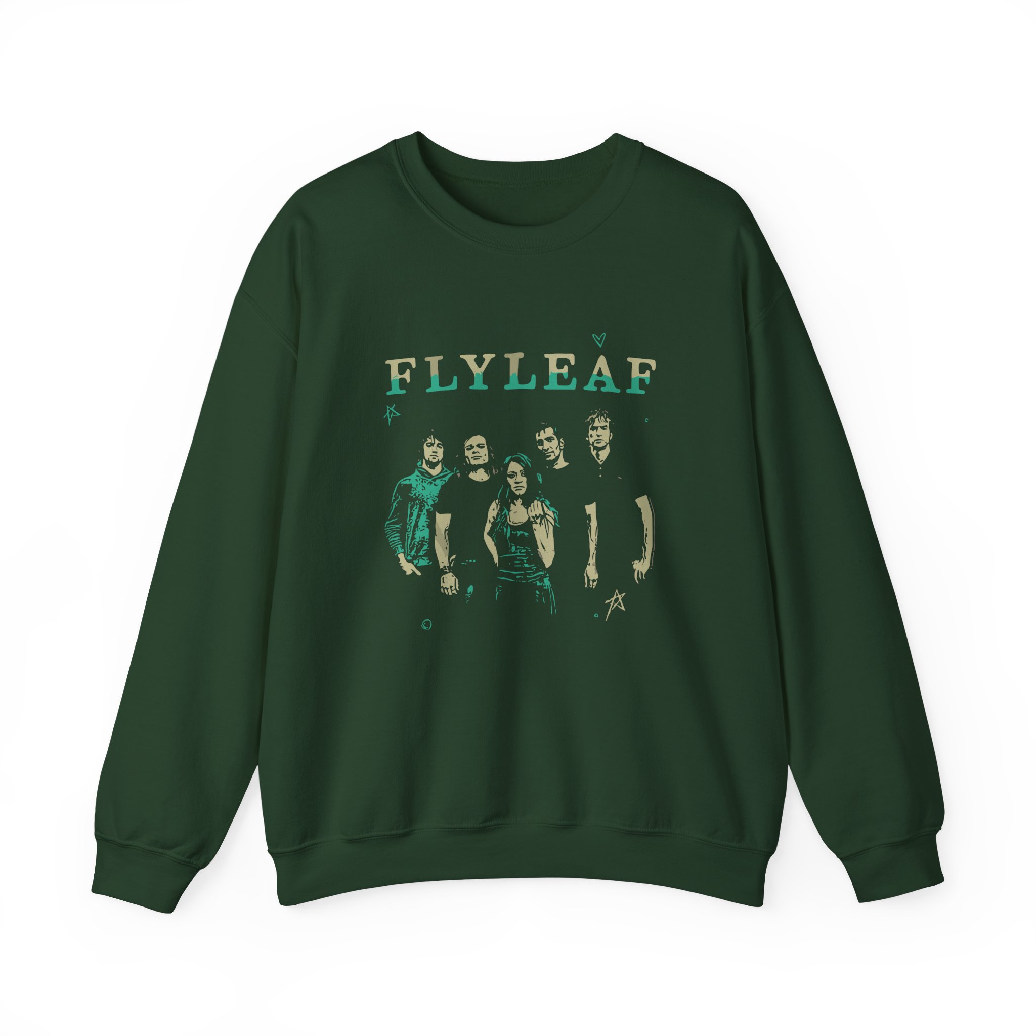 Flyleaf Group Photo Unisex Heavy Blendâ„¢ Crewneck Sweatshirt