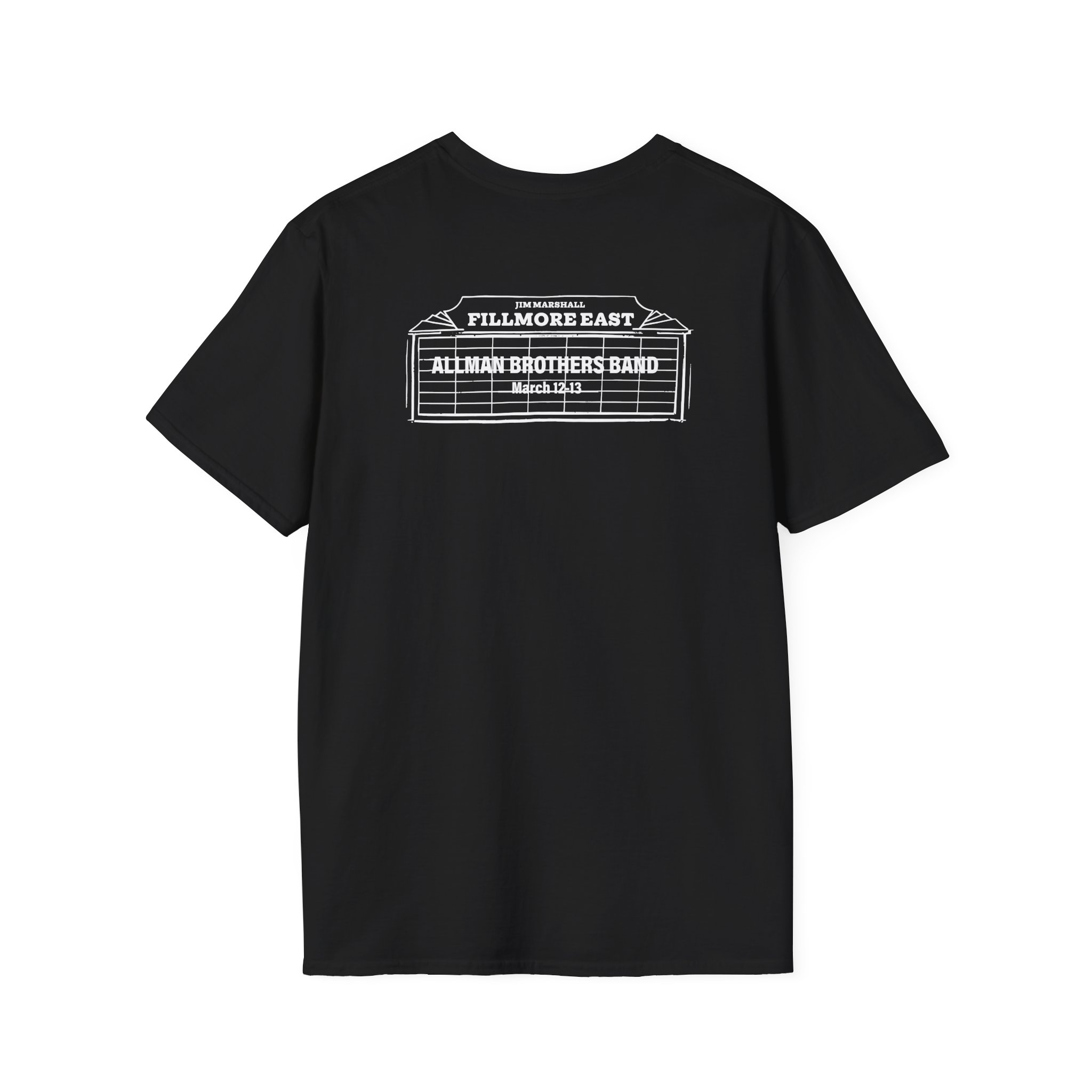 The Allman Brothers Band Fillmore East Unisex Softstyle T-Shirt