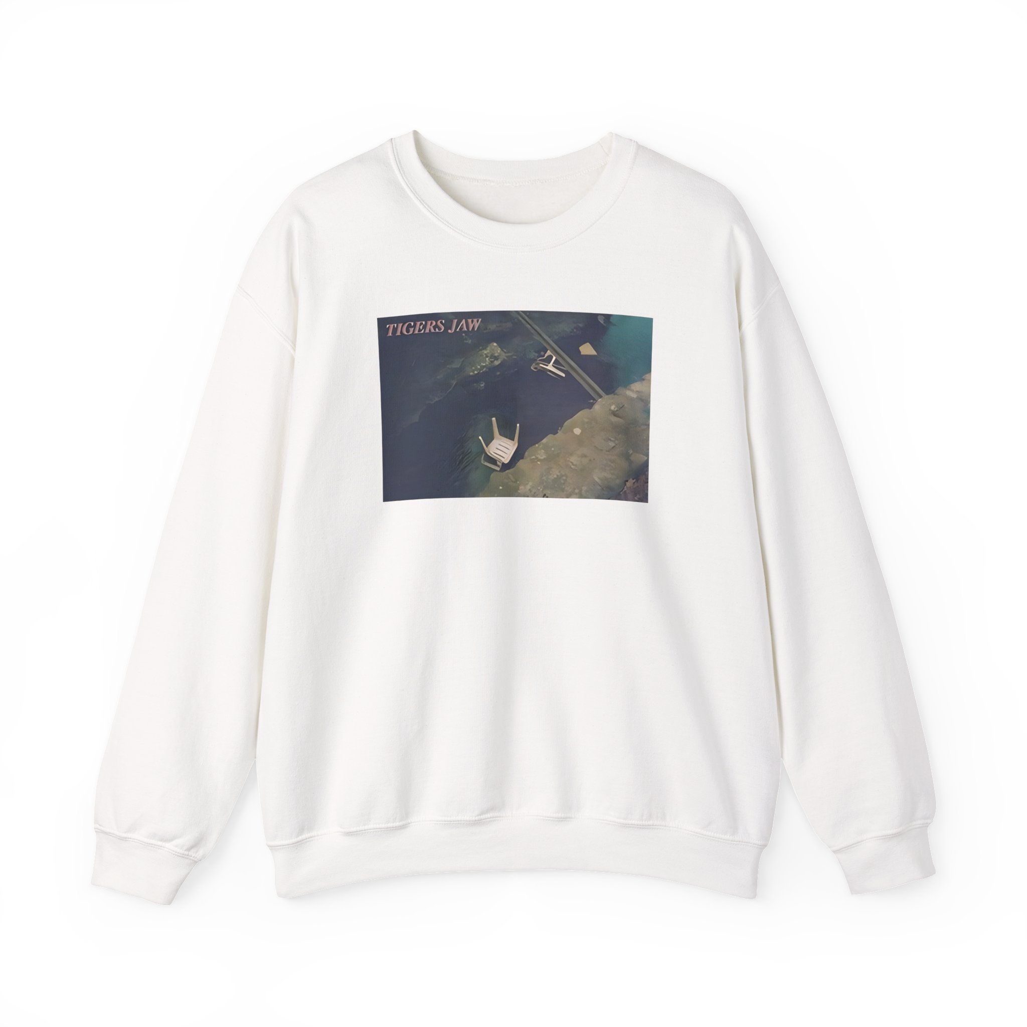 Tigers Jaw Chairs in Water Unisex Heavy Blendâ„¢ Crewneck Sweatshirt