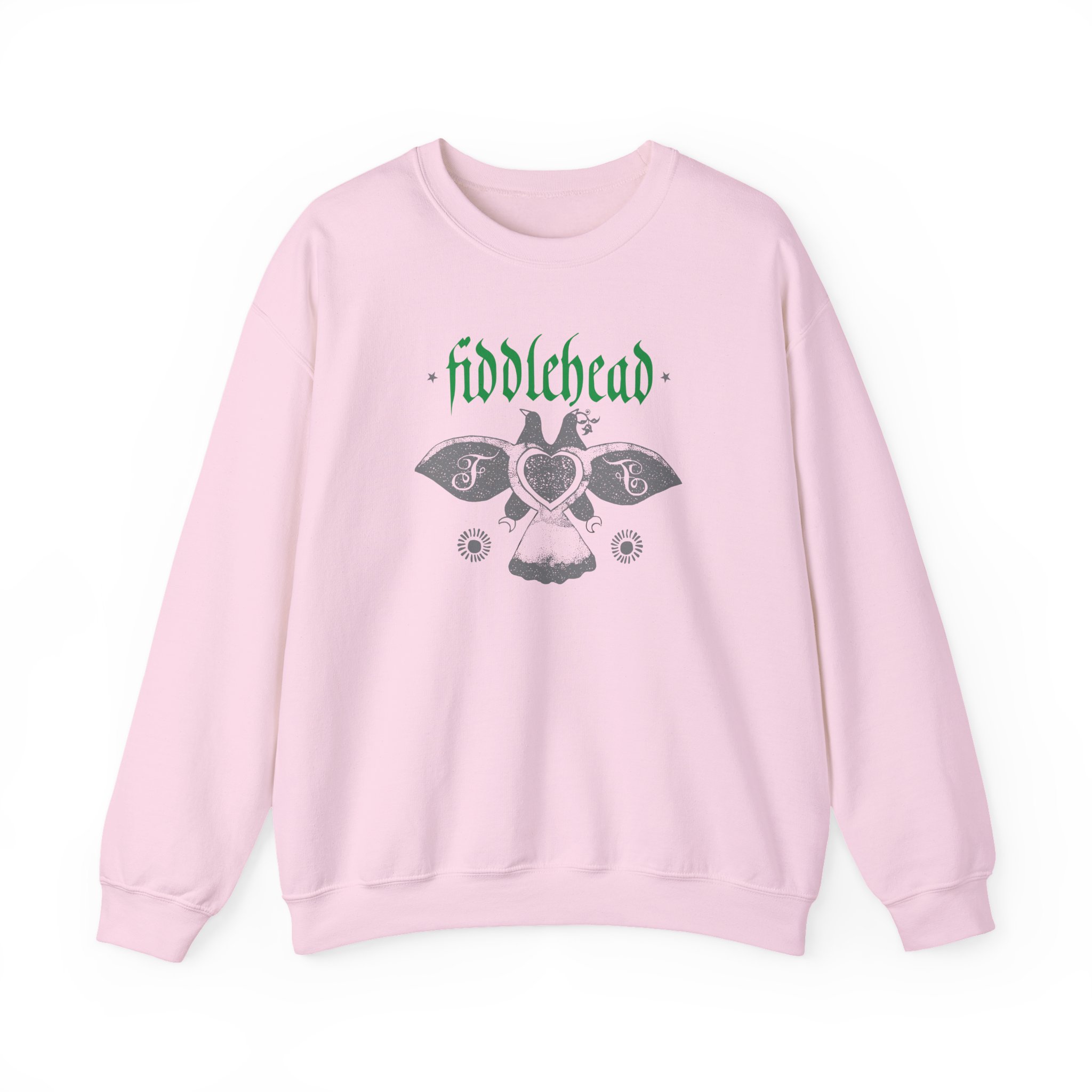 Fiddlehead Dove Unisex Heavy Blendâ„¢ Crewneck Sweatshirt