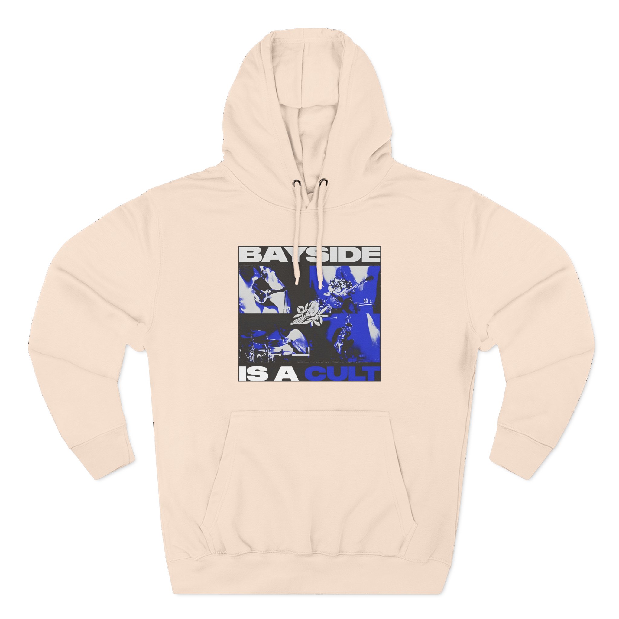 Bayside Long Live Three-Panel Fleece Hoodie