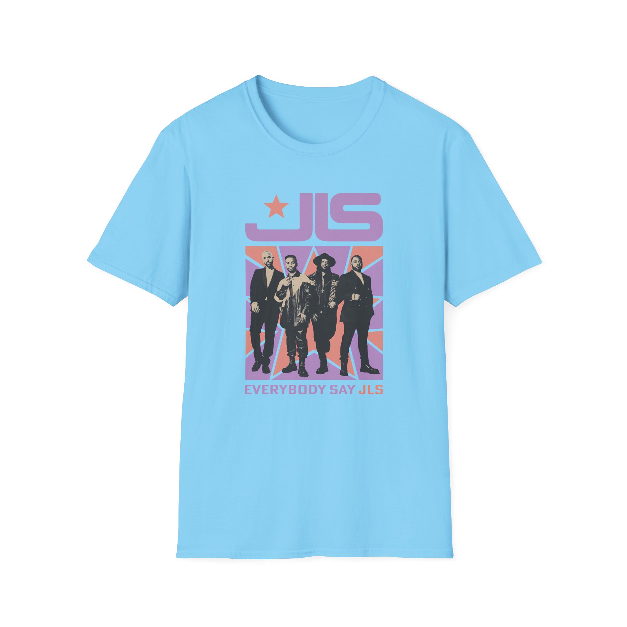 JLS, Everybody Say JLS Photo Star Unisex Softstyle T-Shirt