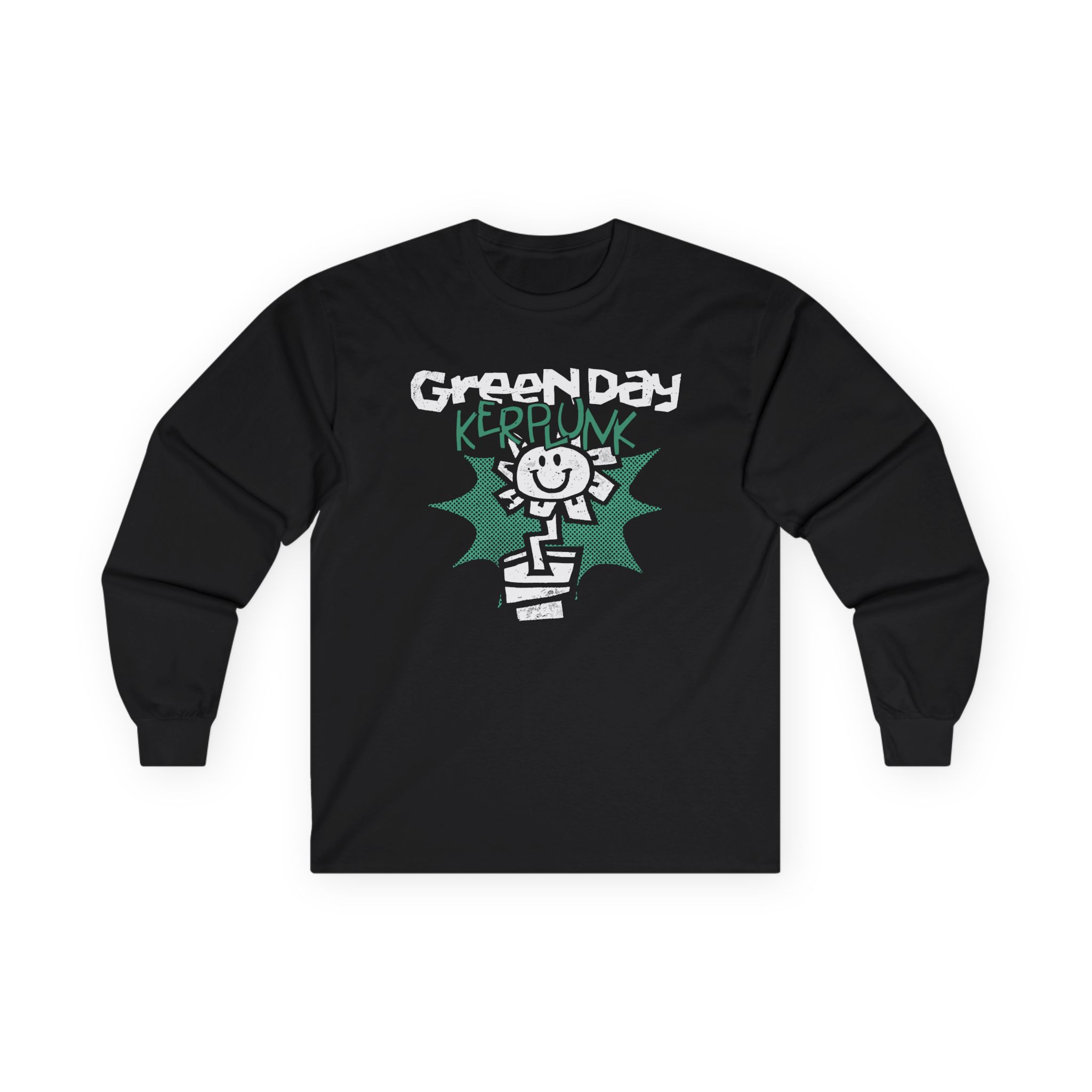 Green Day Kerplunk Vintage Flower Unisex Ultra Cotton Long Sleeve Tee