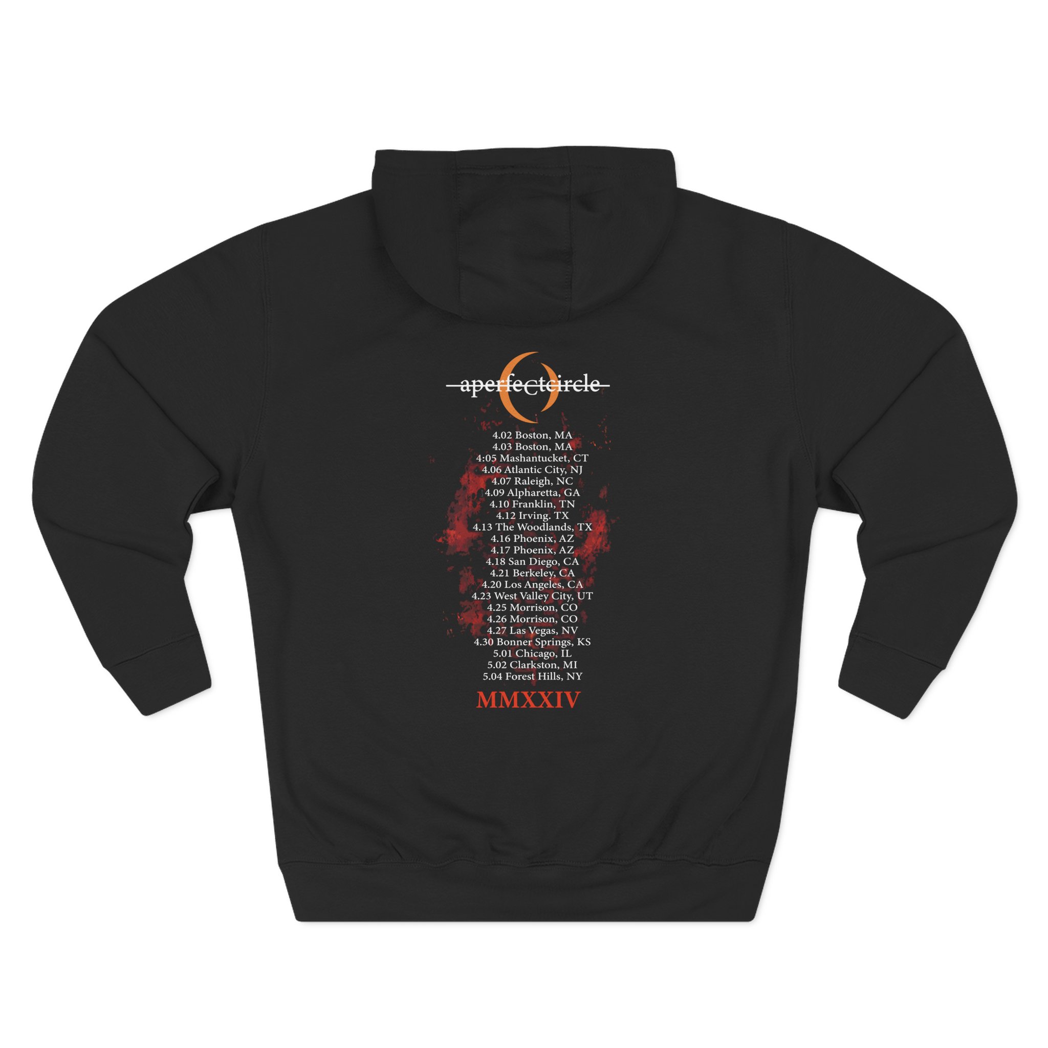 A Perfect Circle Logo Itin Three-Panel Fleece Hoodie