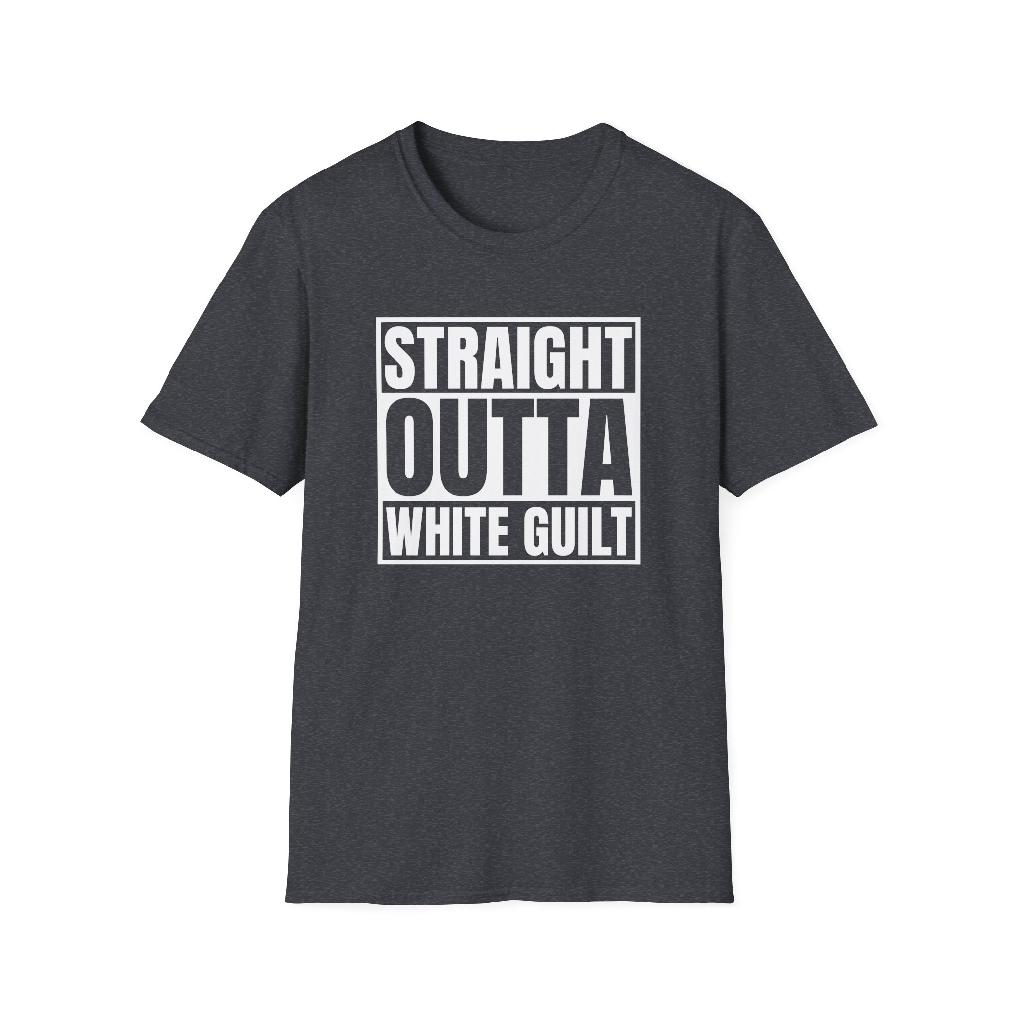 Upchurch Straight Outta White Guilt Unisex Softstyle T-Shirt