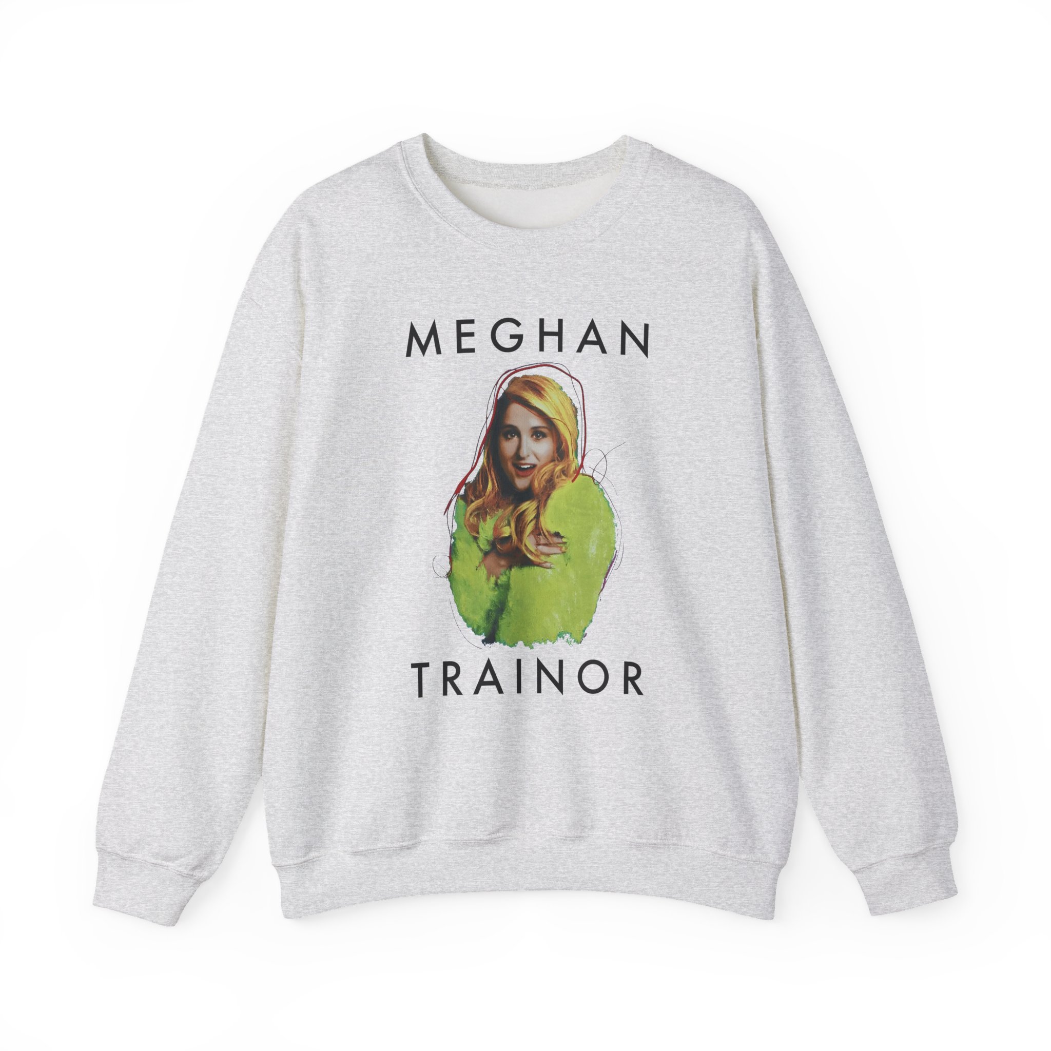 Meghan Trainor Title Pose Turquoise Unisex Heavy Blendâ„¢ Crewneck Sweatshirt