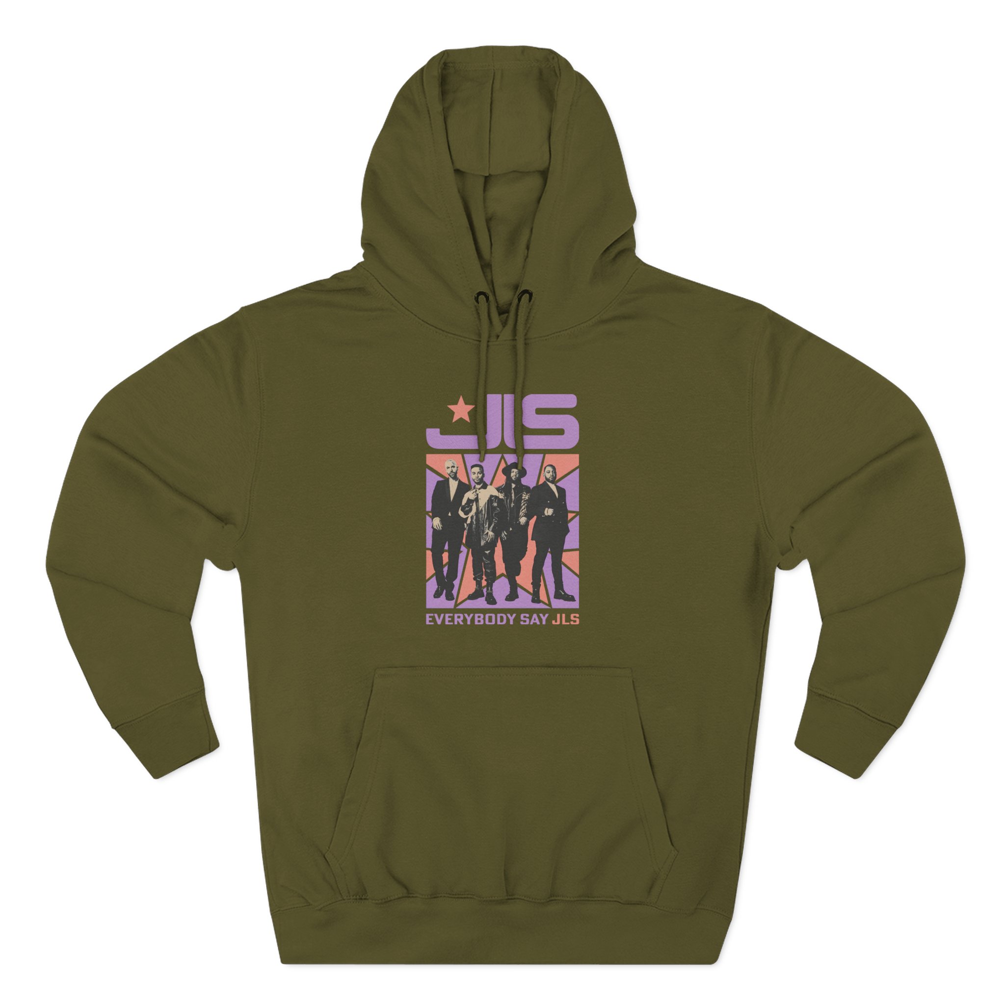 JLS, Everybody Say JLS Photo Star Three-Panel Fleece Hoodie