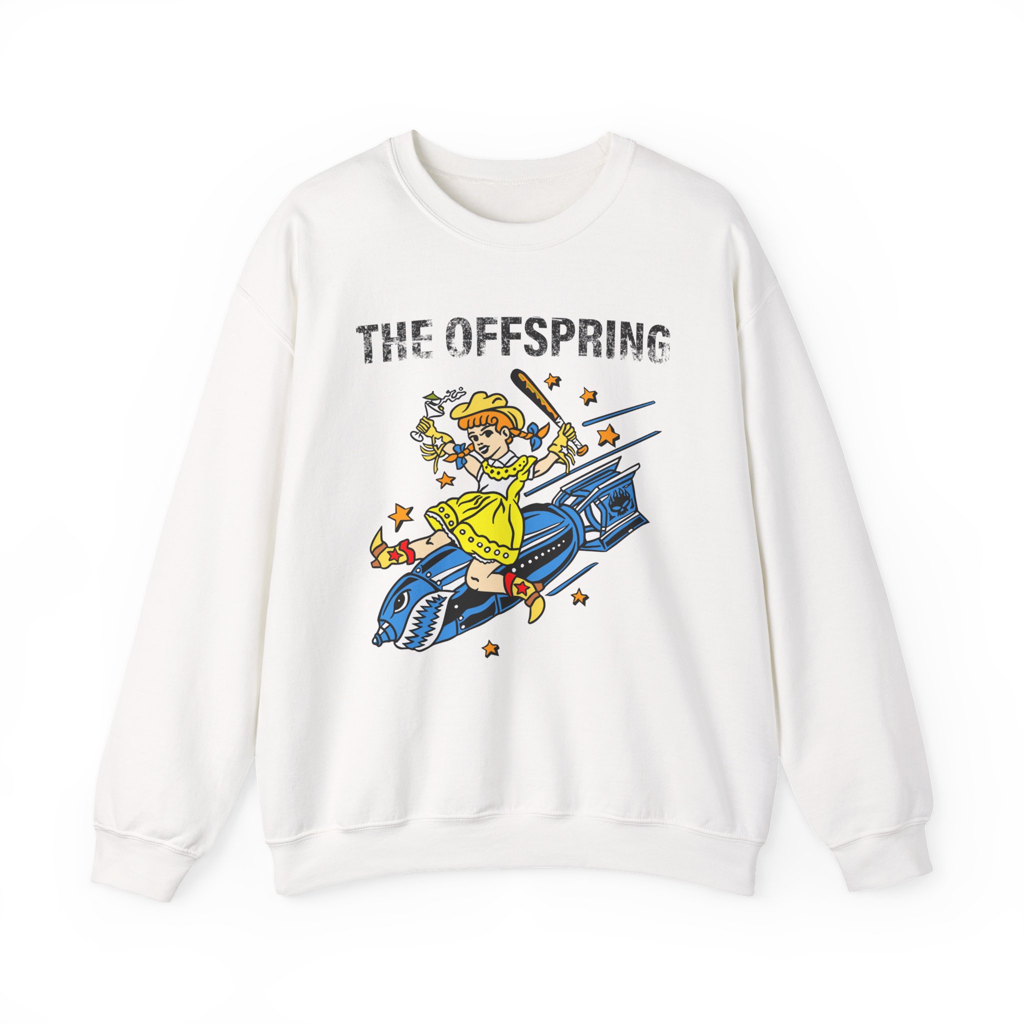 The Offspring Bomb Unisex Heavy Blendâ„¢ Crewneck Sweatshirt