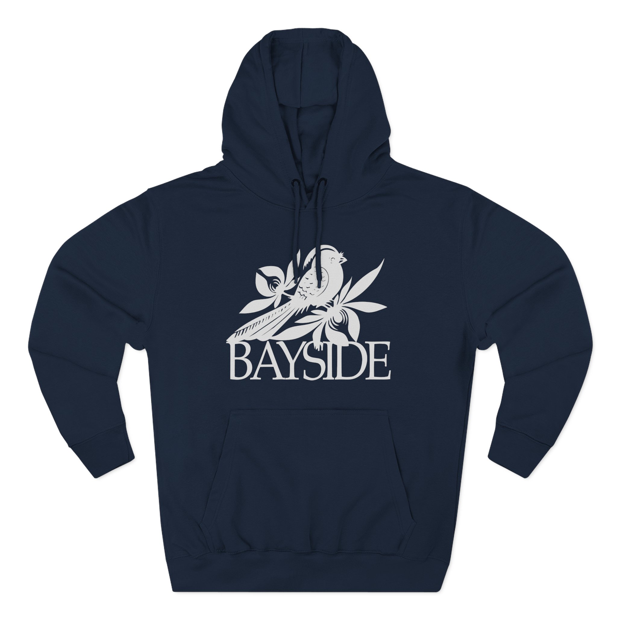 Bayside Basic Bird Three-Panel Fleece Hoodie