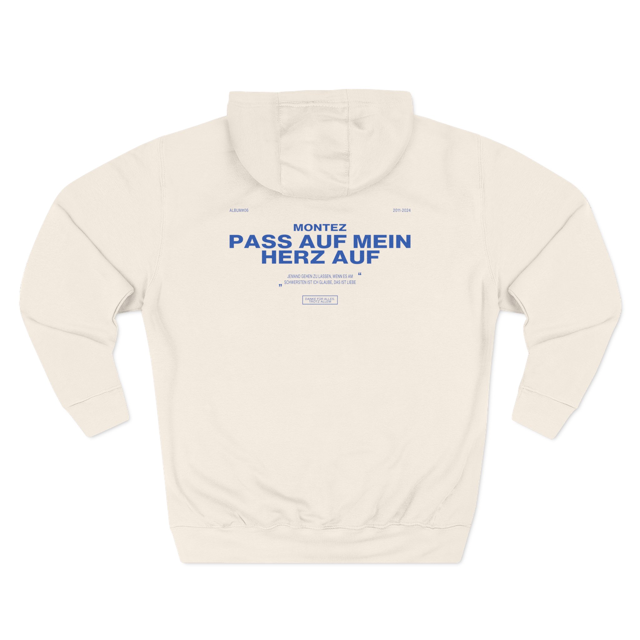 Montez Take Care of My Heart Three-Panel Fleece Hoodie