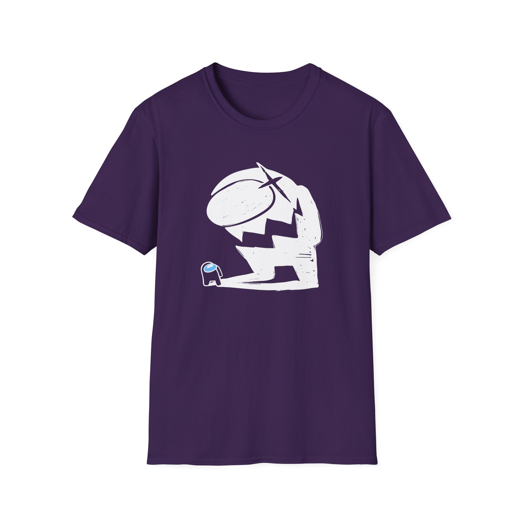 Among Us Impostor Black Shadow Unisex Softstyle T-Shirt