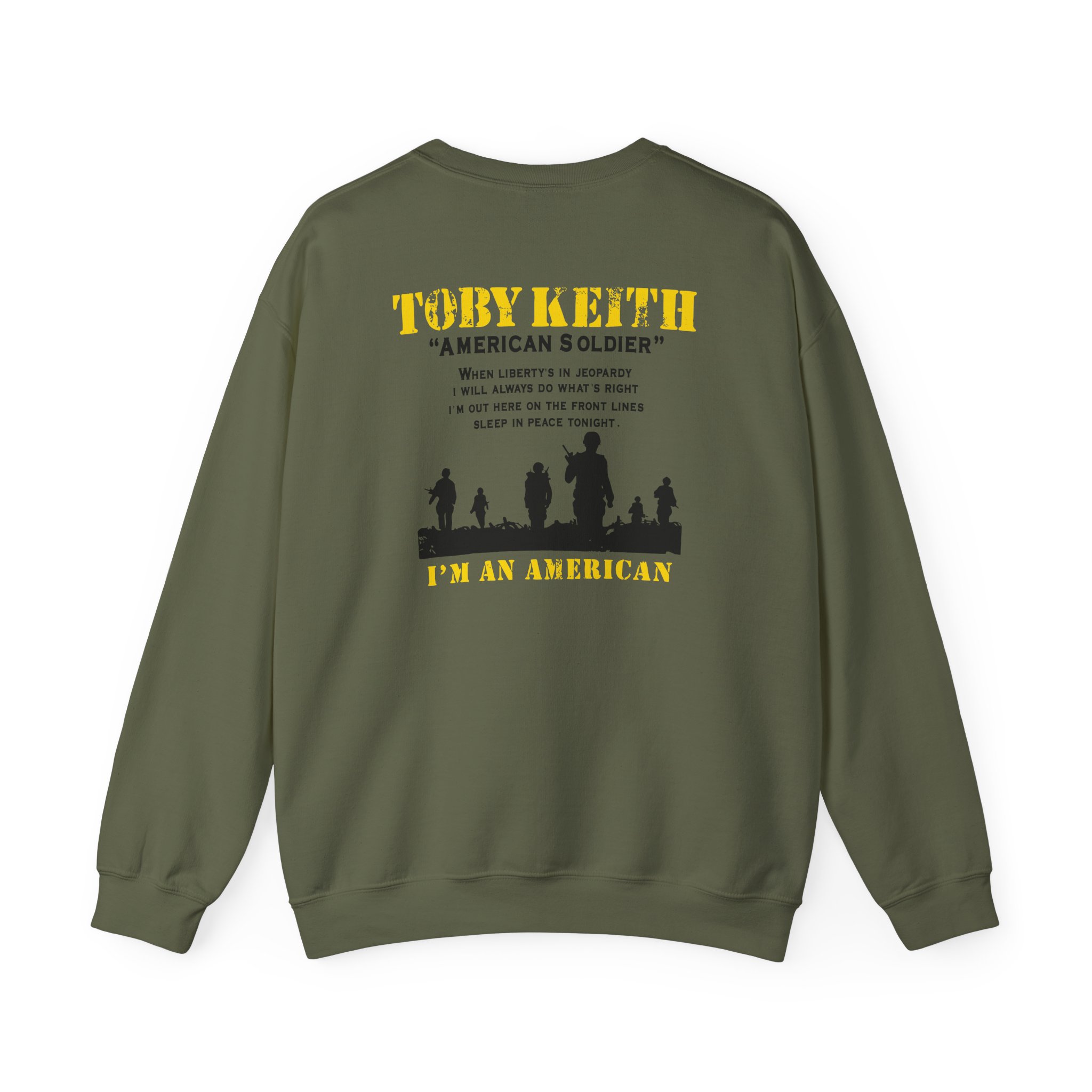 Toby Keith Don’t Let the Old Man in Unisex Heavy Blend™ Crewneck Sweatshirt