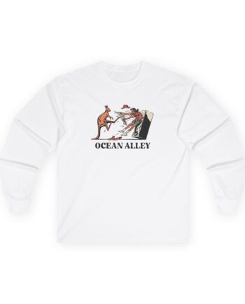 Ocean Alley Kanga Kick Unisex Ultra Cotton Long Sleeve Tee
