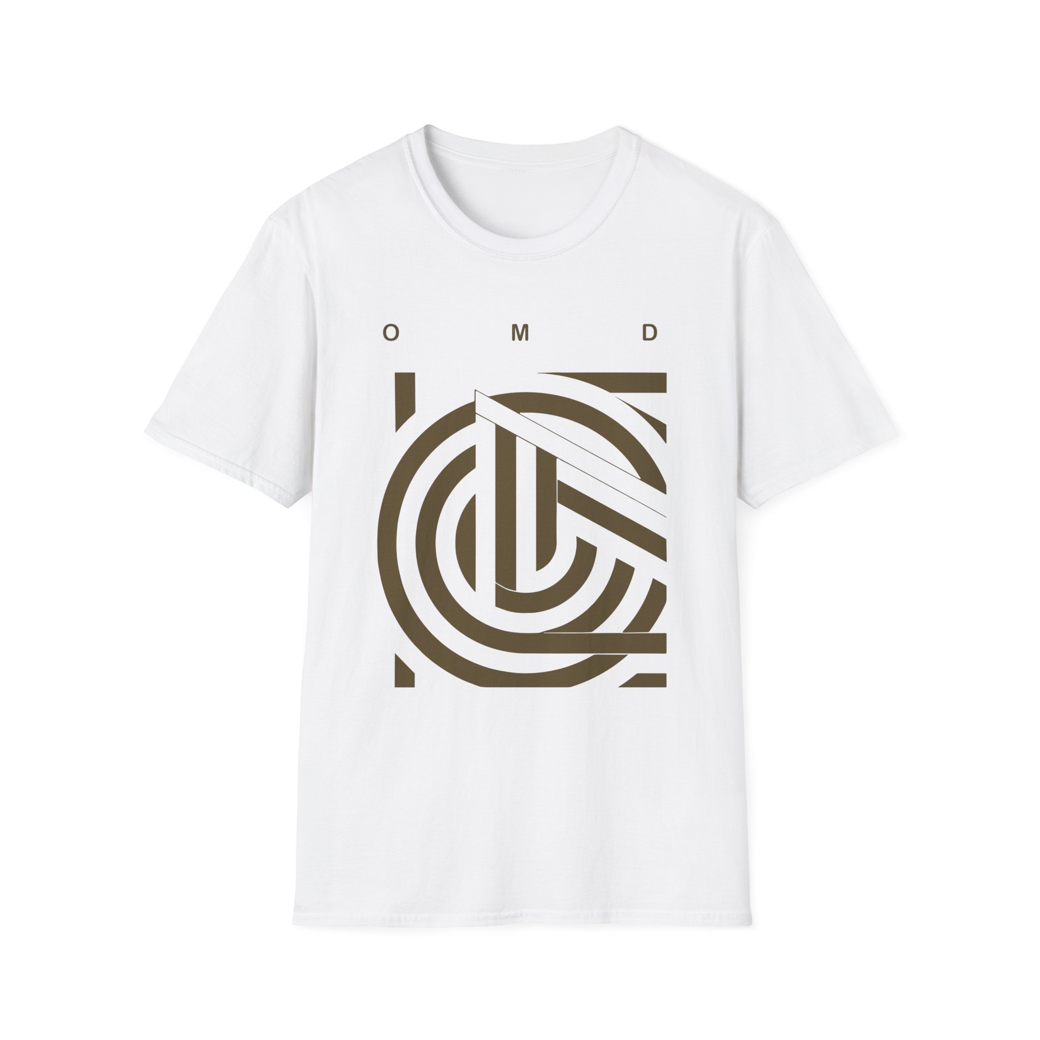 Omd Souvenir Bronze Lines Unisex Softstyle T-Shirt