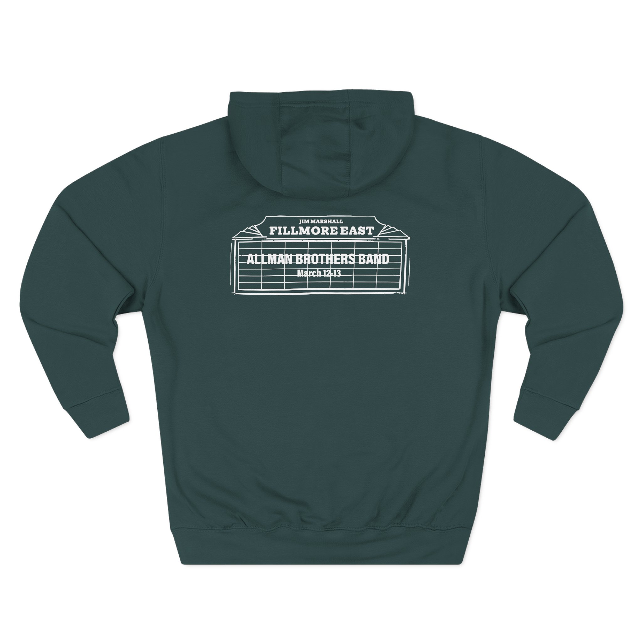 The Allman Brothers Band Fillmore East Three-Panel Fleece Hoodie