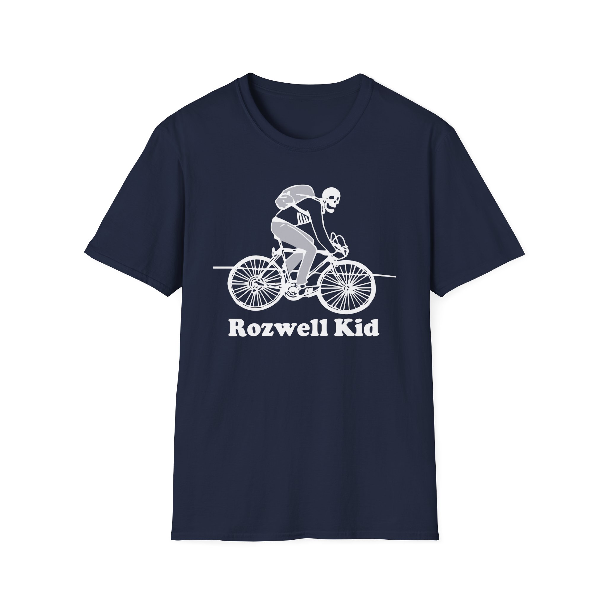 Rozwell Kid Bicycle Skeleton Unisex Softstyle T-Shirt