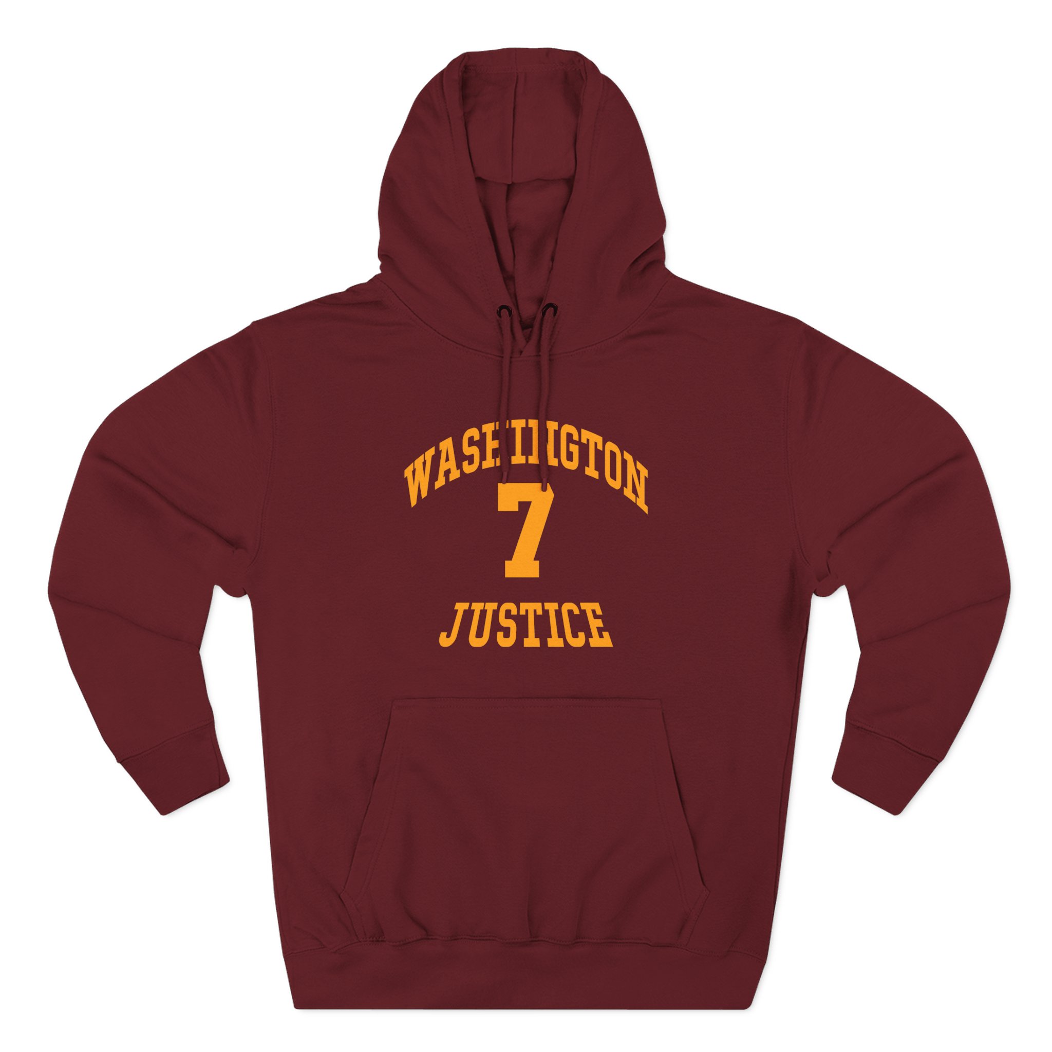 Will Smith Washington Justice Three-Panel Fleece Hoodie