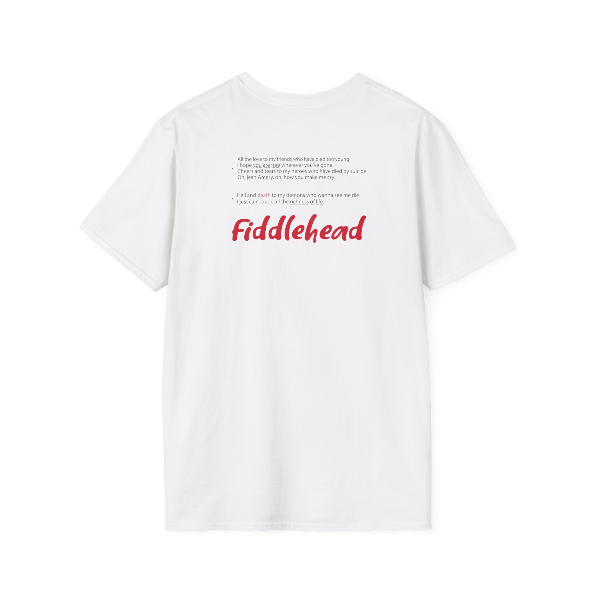 Fiddlehead Jean Emery Unisex Softstyle T-Shirt
