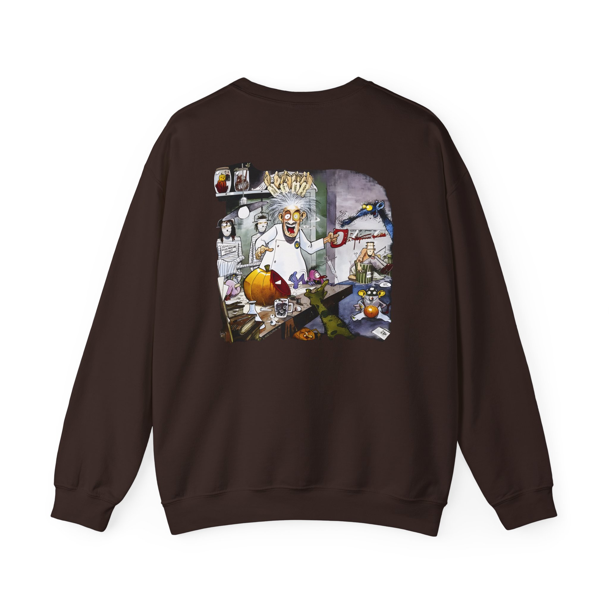 Helloween Dr. Stein Zipper Unisex Heavy Blendâ„¢ Crewneck Sweatshirt
