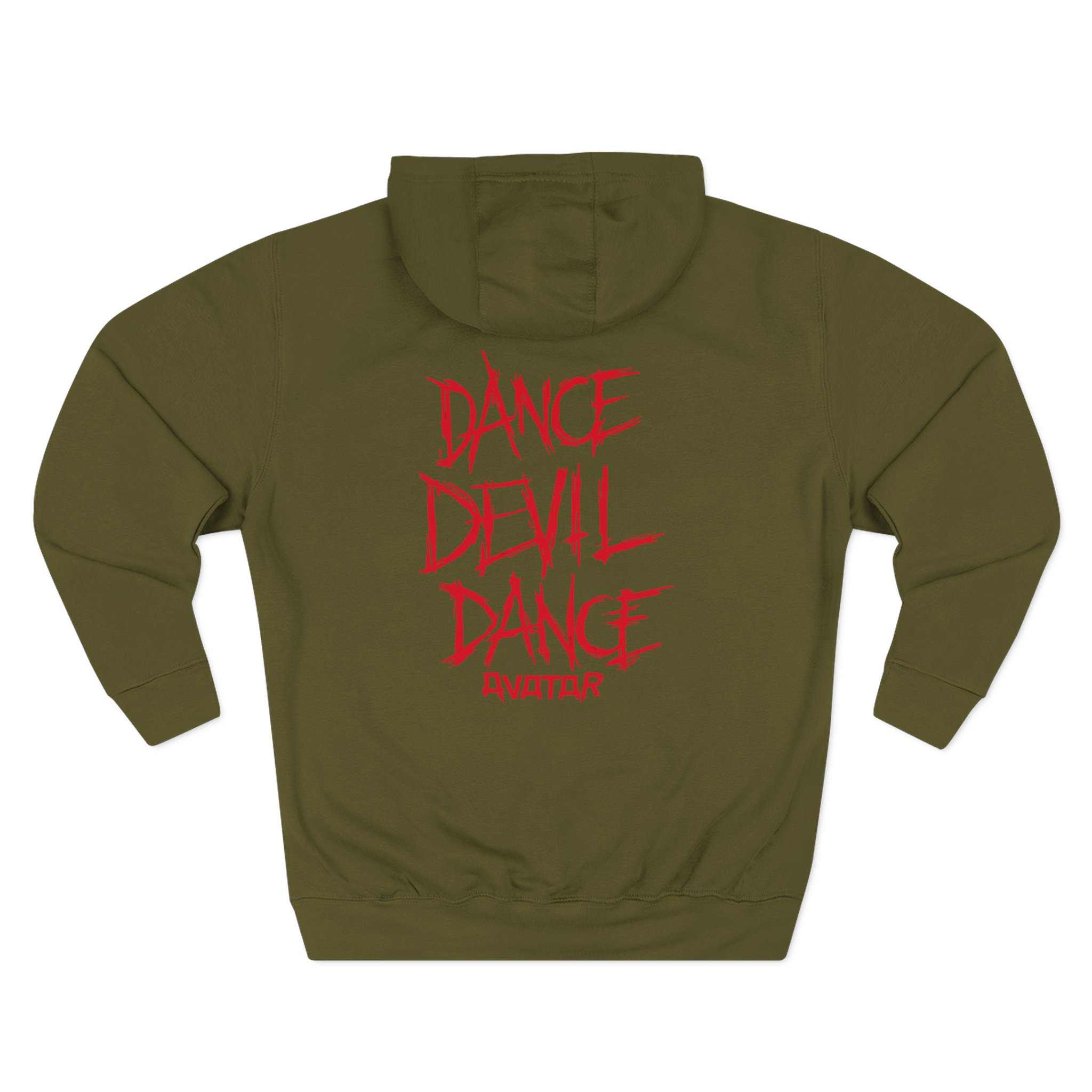 Avatar Band Dance Devil Dance Emblem Baseball Three-Panel Fleece Hoodie