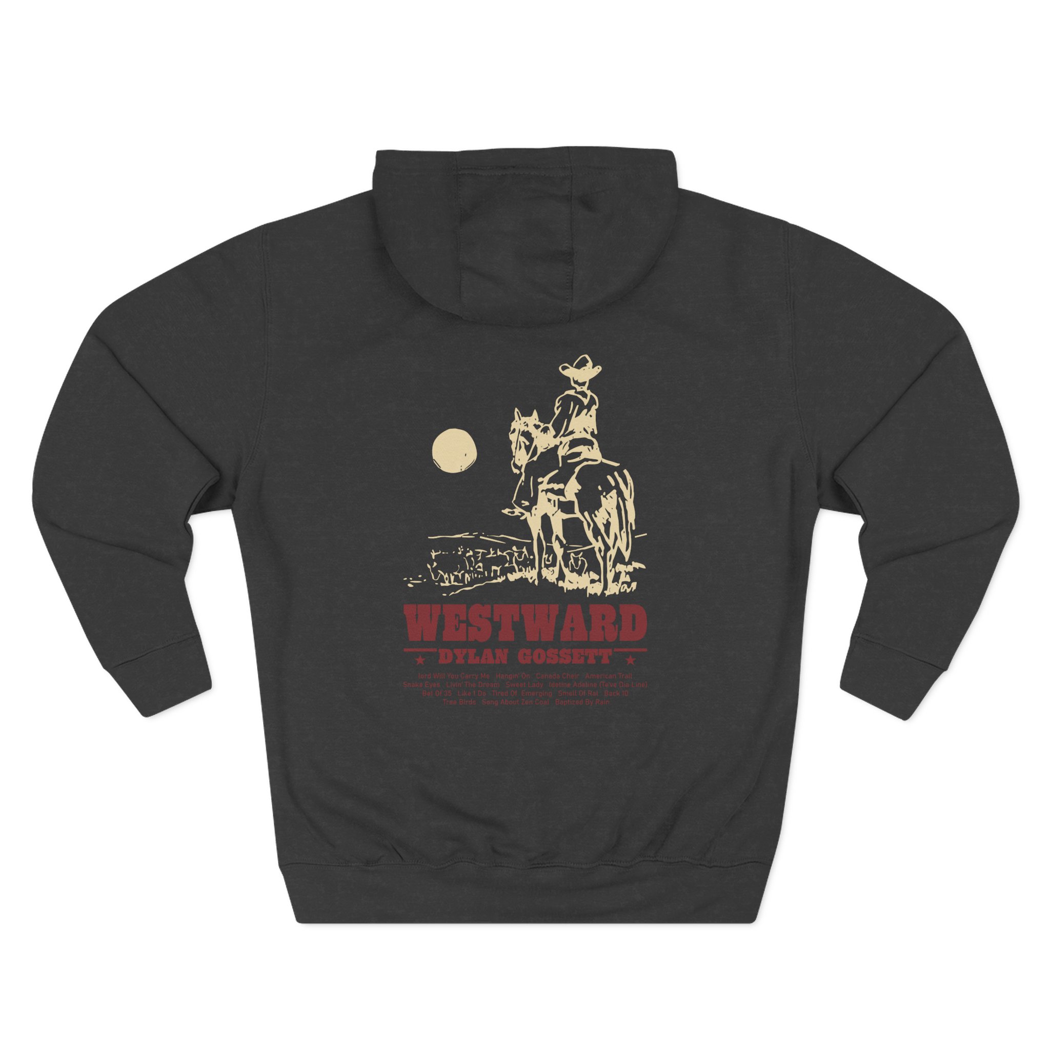 Dylan Gossett Westward Cowboy Three-panel Fleece Hoodie