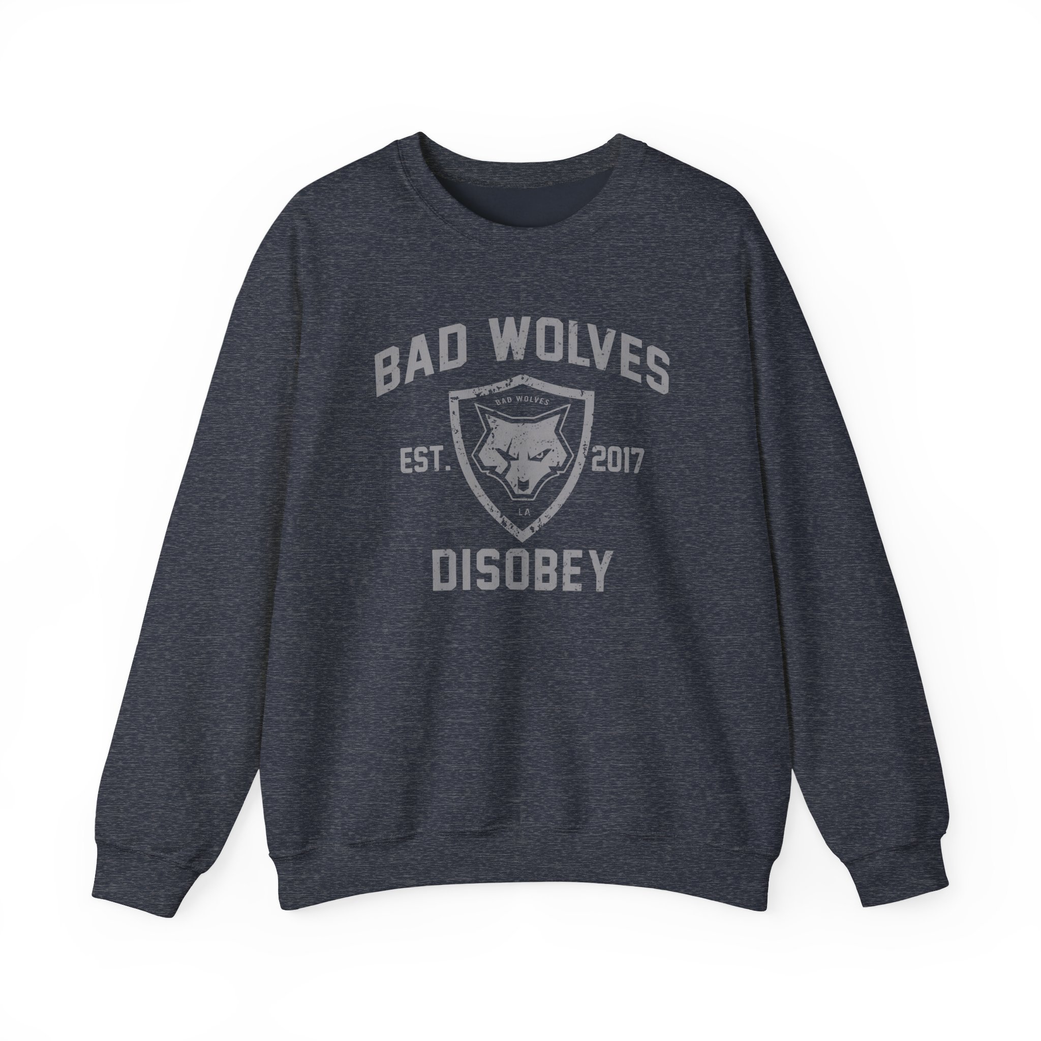 Bad Wolves Disobey Athletic Unisex Heavy Blendâ„¢ Crewneck Sweatshirt