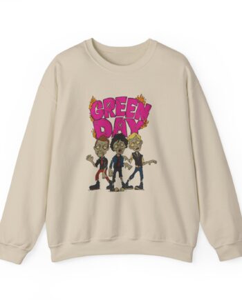 Green Day Walking Green Day Zombie Unisex Heavy Blend™ Crewneck Sweatshirt