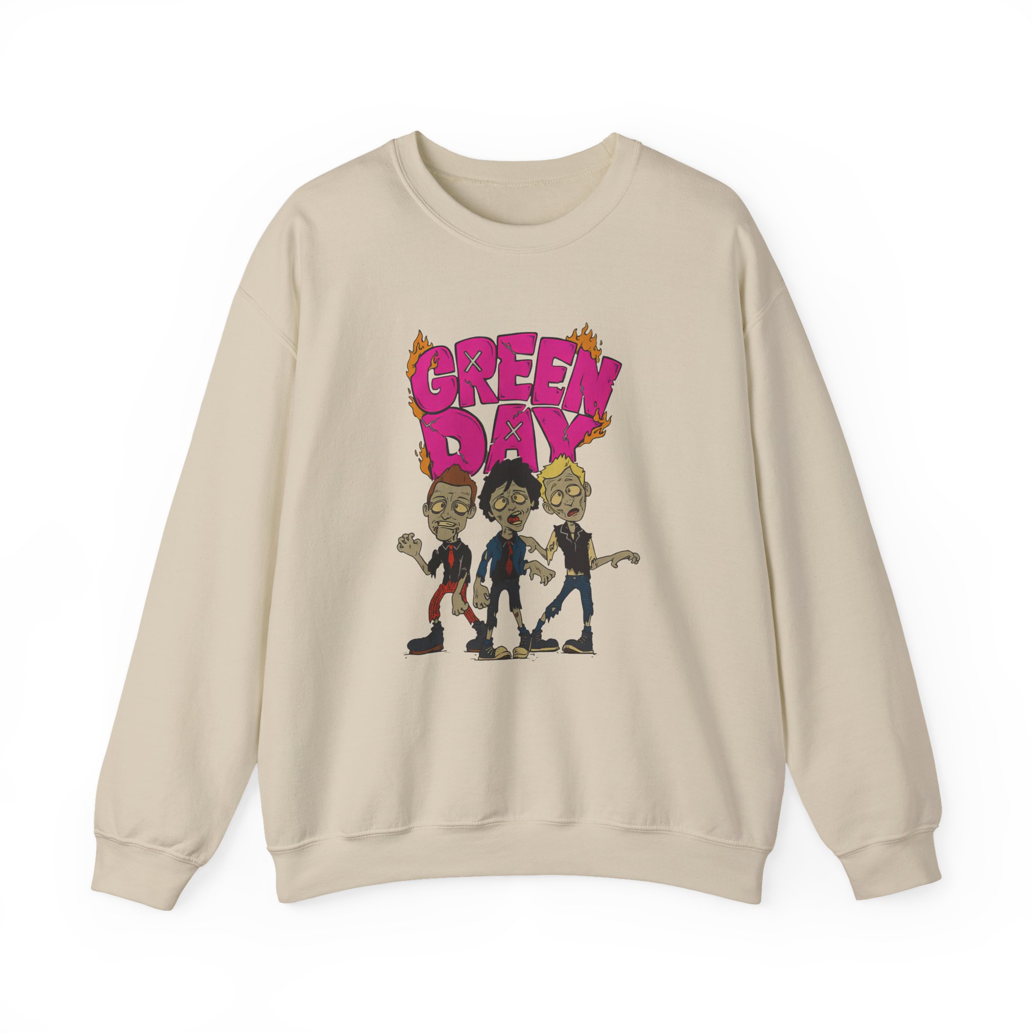 Green Day Walking Green Day Zombie Unisex Heavy Blendâ„¢ Crewneck Sweatshirt