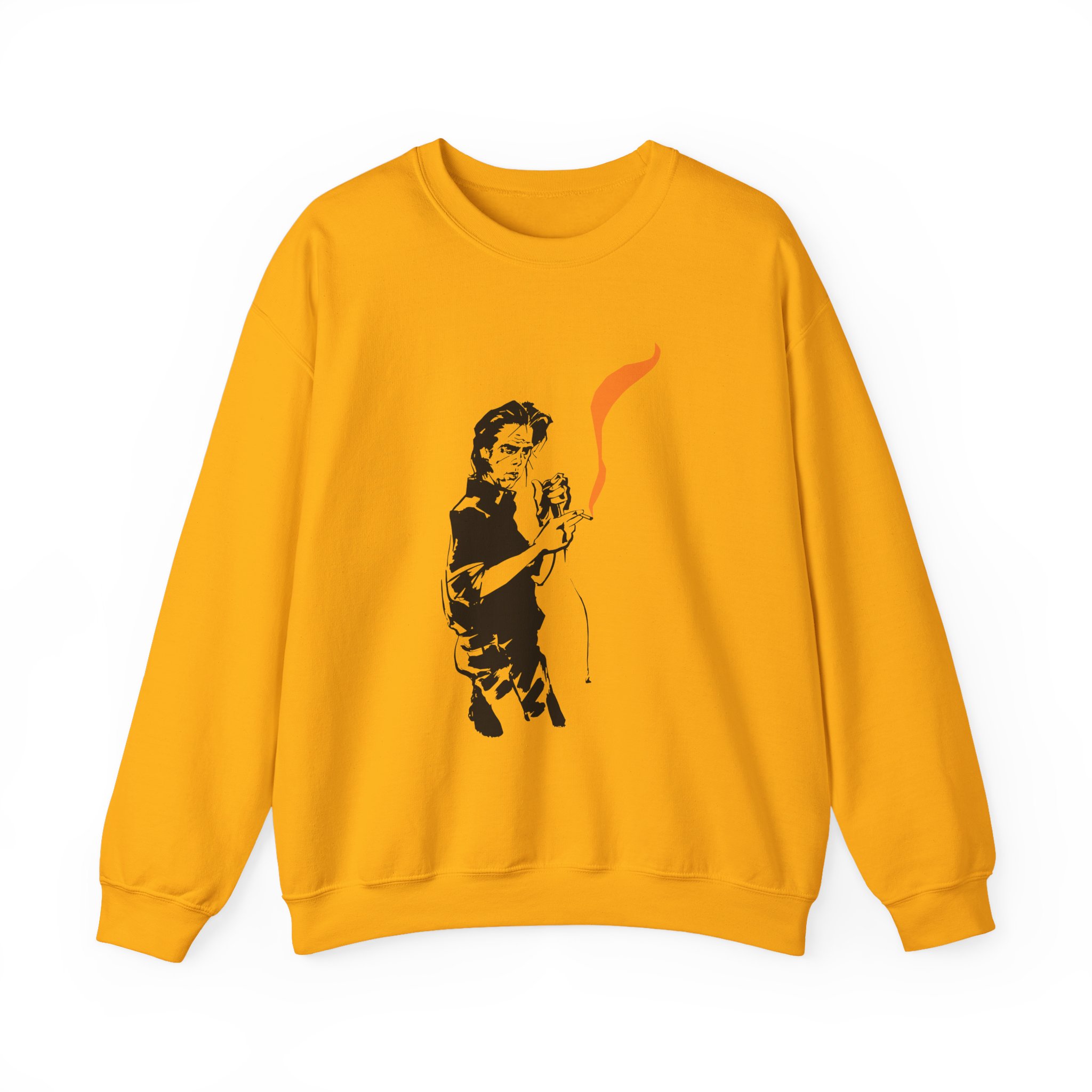Nick Cave Smoking Unisex Heavy Blendâ„¢ Crewneck Sweatshirt