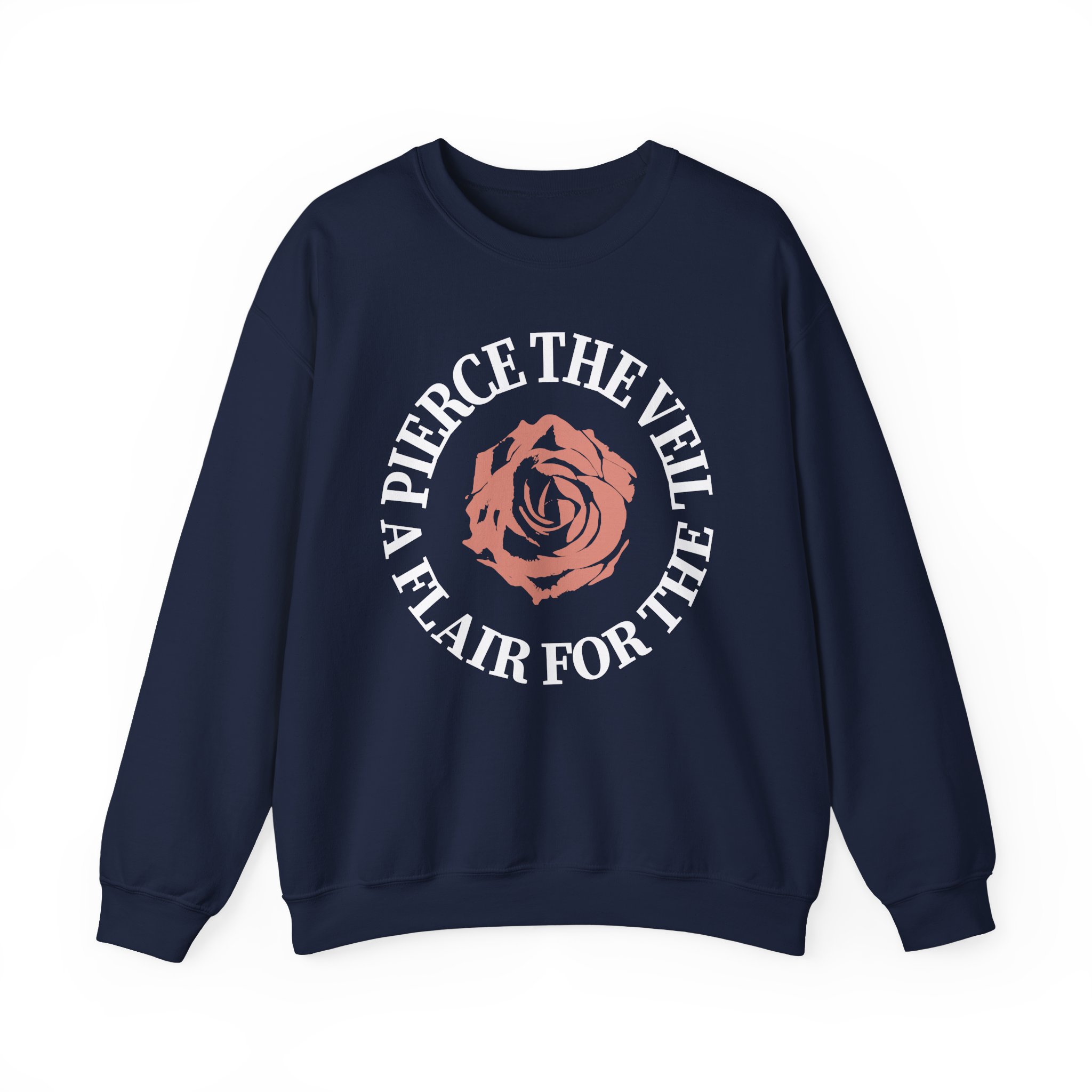 Pierce the Veil a Flair for the Dramatic Rose Unisex Heavy Blendâ„¢ Crewneck Sweatshirt