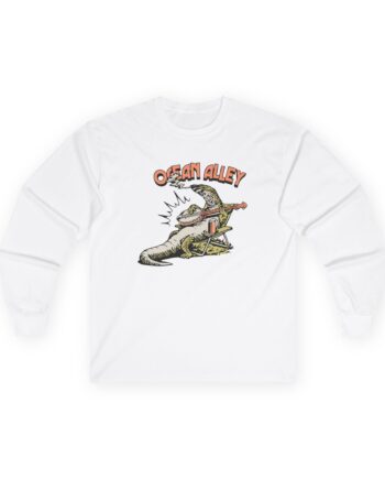 Ocean Alley Lizard Unisex Ultra Cotton Long Sleeve Tee