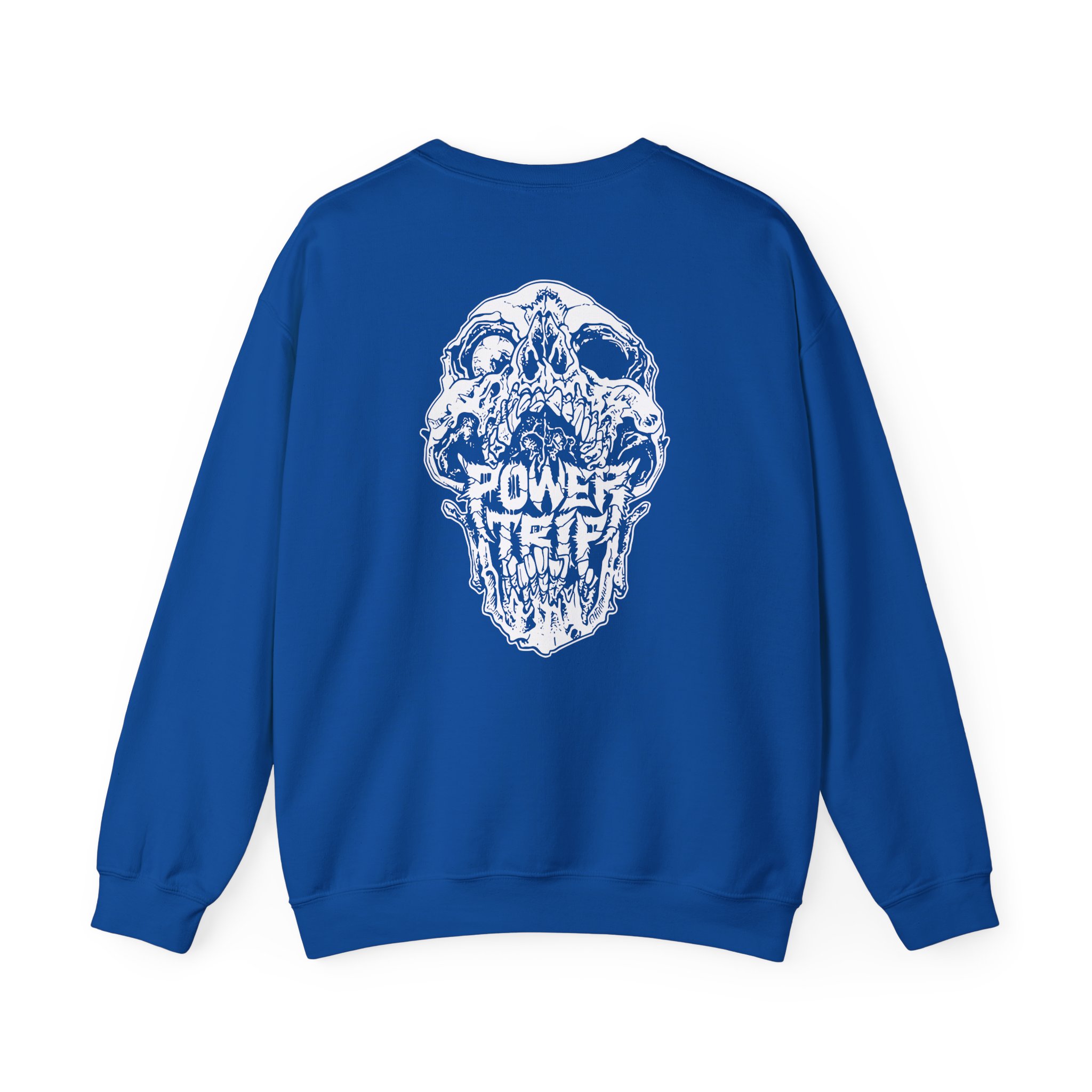 Power Trip Skull Unisex Heavy Blendâ„¢ Crewneck Sweatshirt