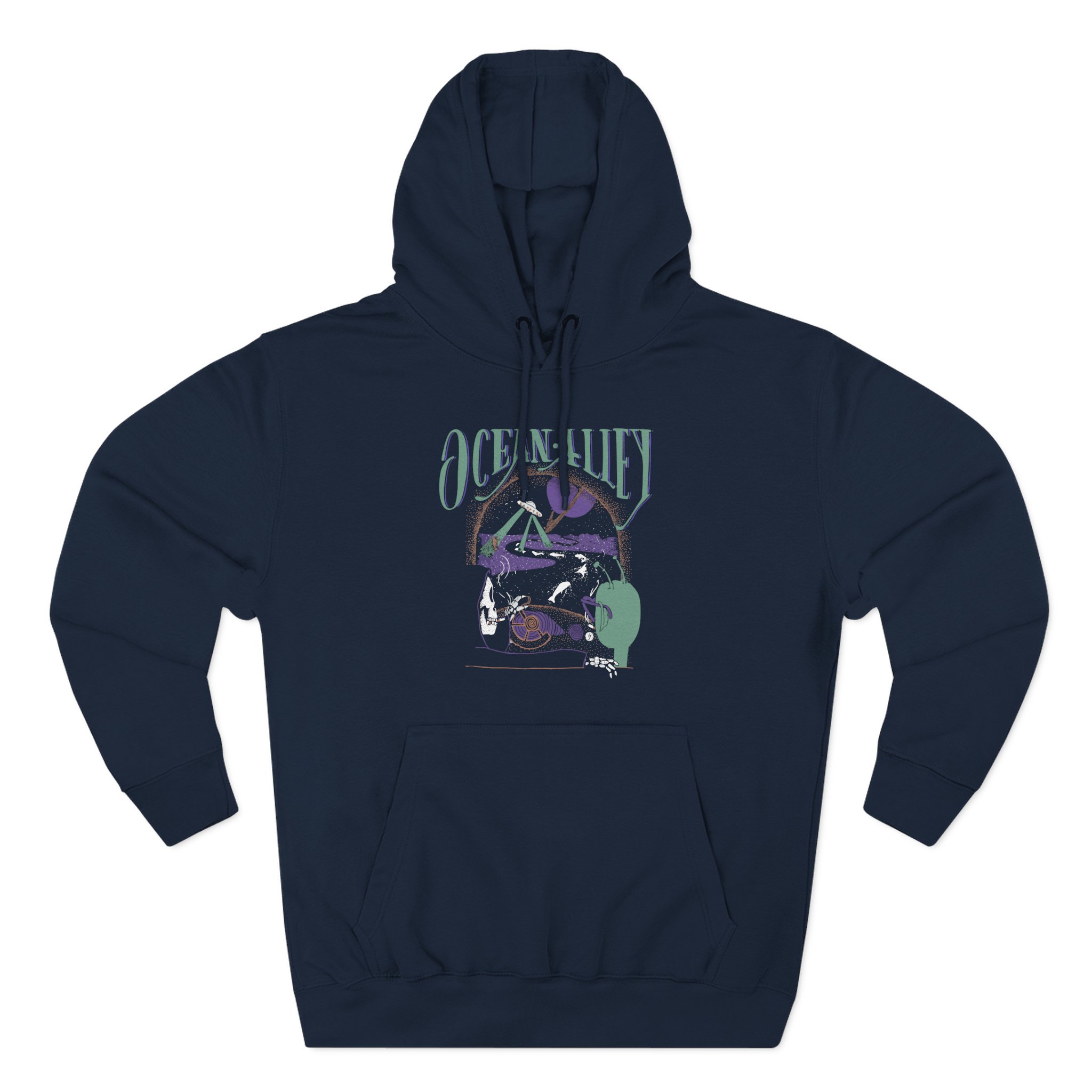 Ocean Alley Alien Three-Panel Fleece Hoodie