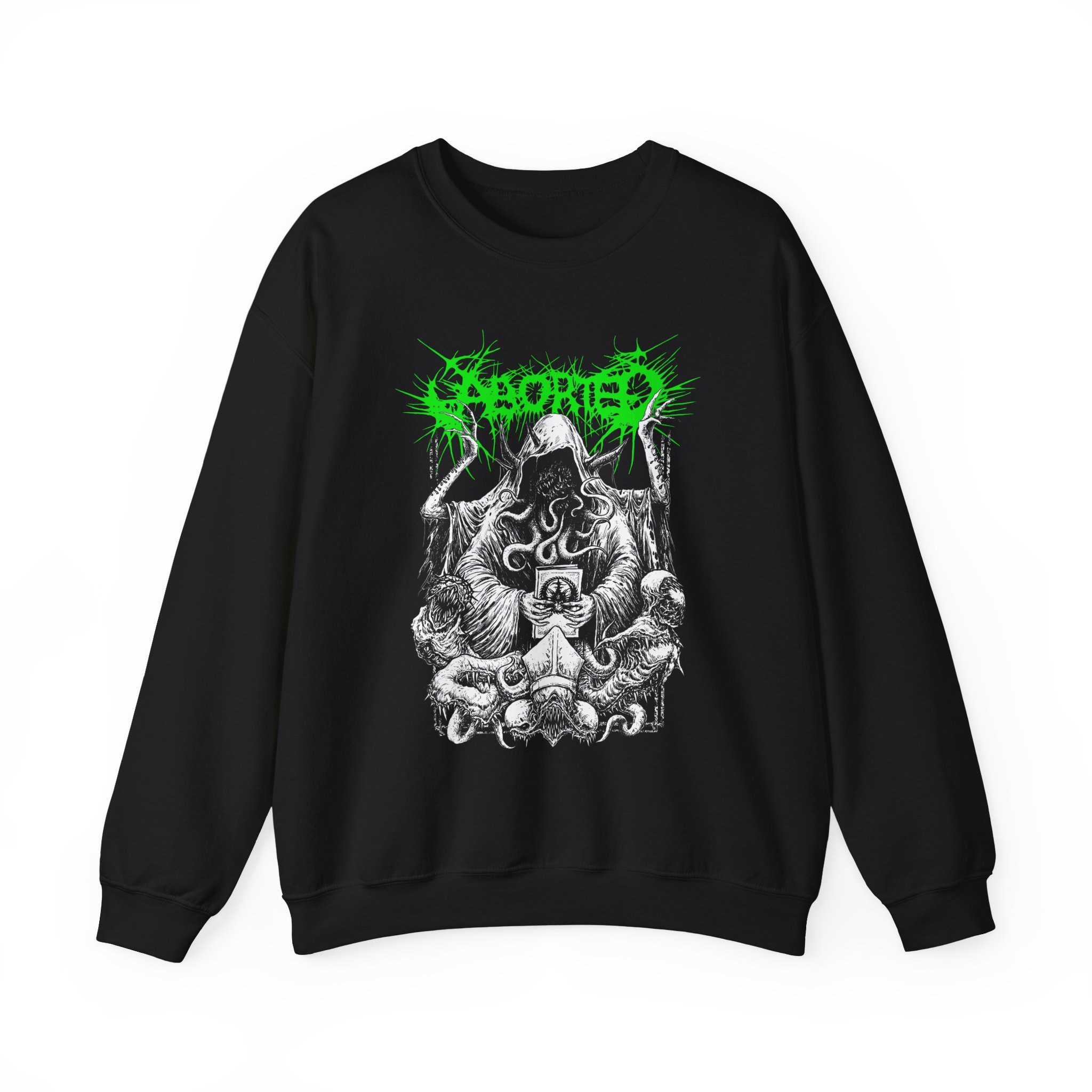 Aborted Cthulhu C&c Tour Unisex Heavy Blendâ„¢ Crewneck Sweatshirt