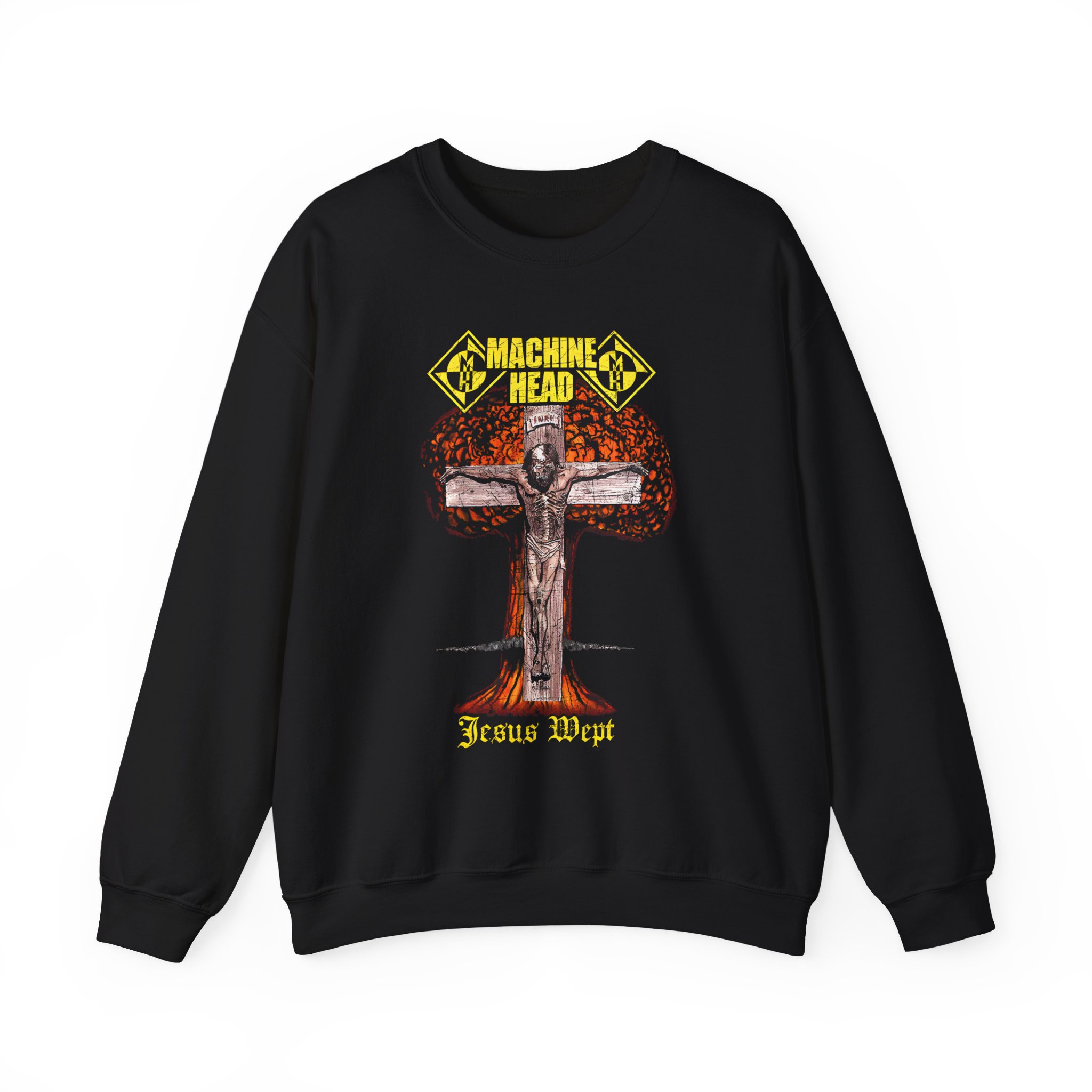 Machine Head Jesus Wept Unisex Heavy Blendâ„¢ Crewneck Sweatshirt