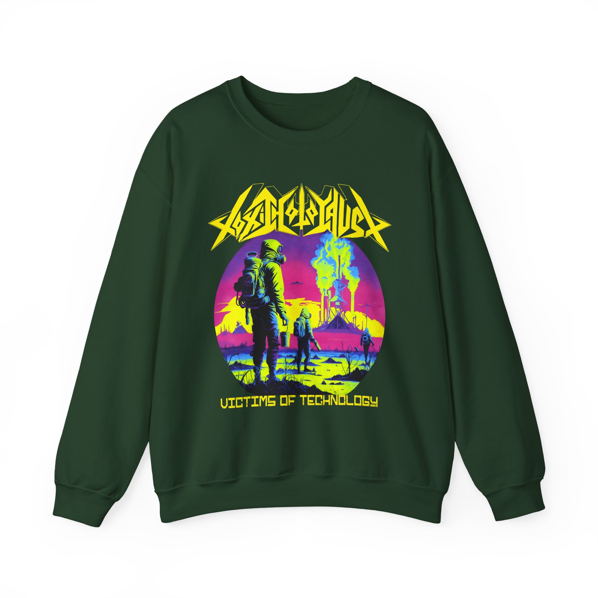 Toxic Holocaust Victims of Technology Unisex Heavy Blendâ„¢ Crewneck Sweatshirt