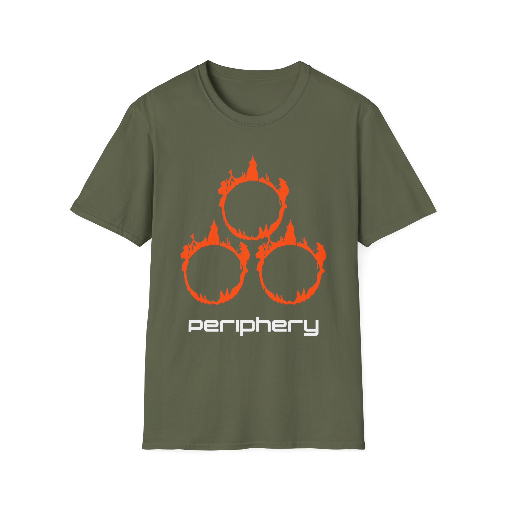 Periphery Circle Flames Unisex Softstyle T-Shirt