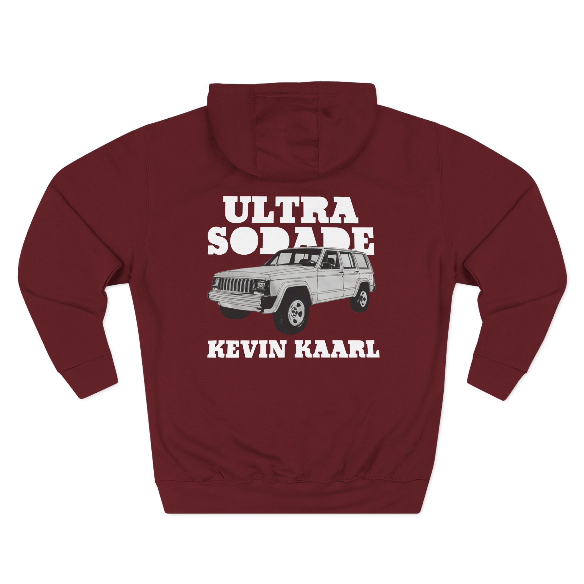 Kevin Kaarl Ultra Sodade Three-Panel Fleece Hoodie