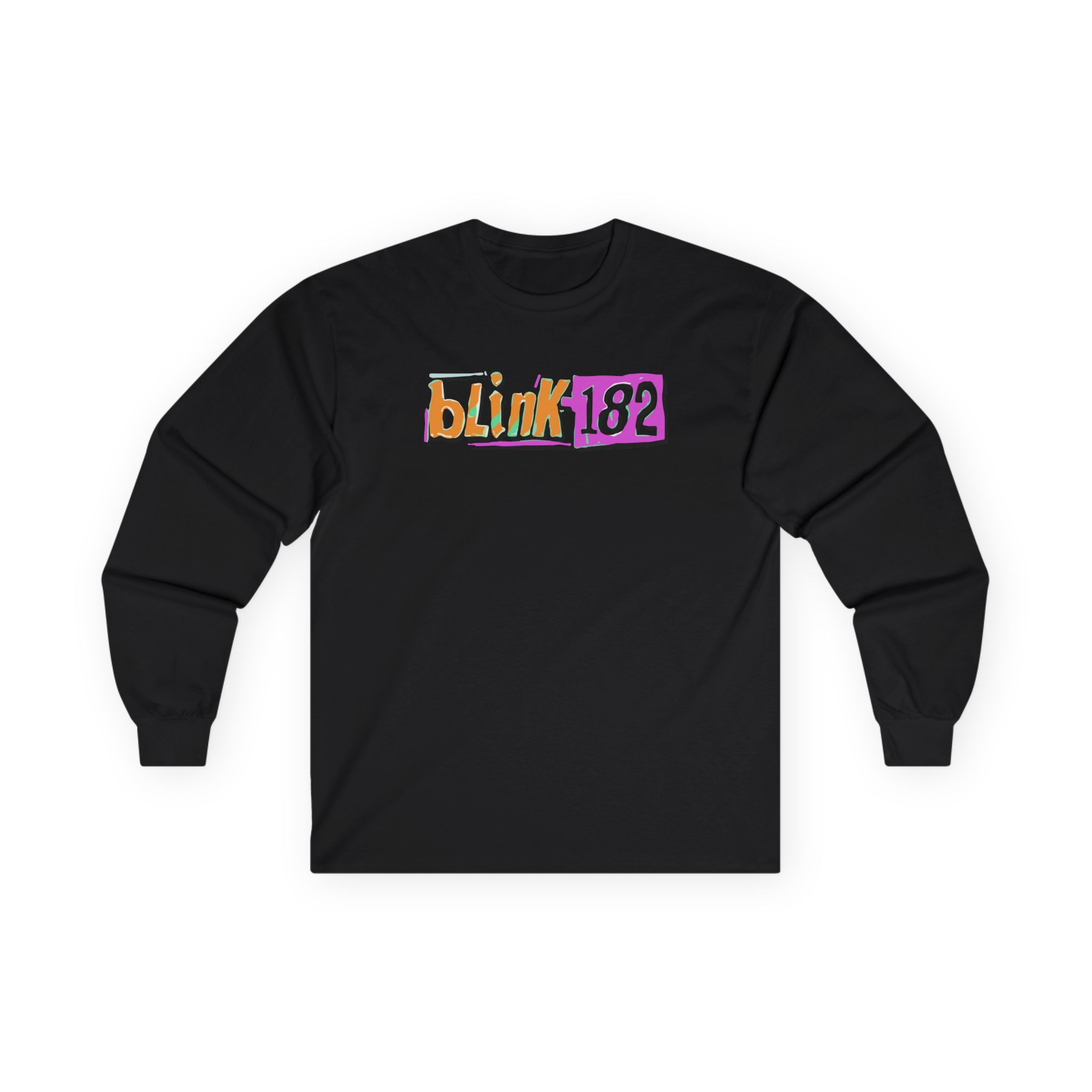 Blink 182 Logo Green Unisex Ultra Cotton Long Sleeve Tee