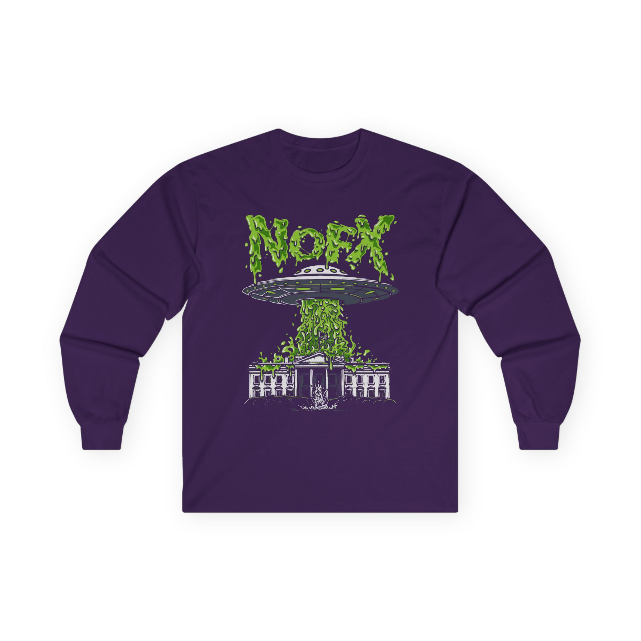 Nofx Ufo Unisex Ultra Cotton Long Sleeve Tee