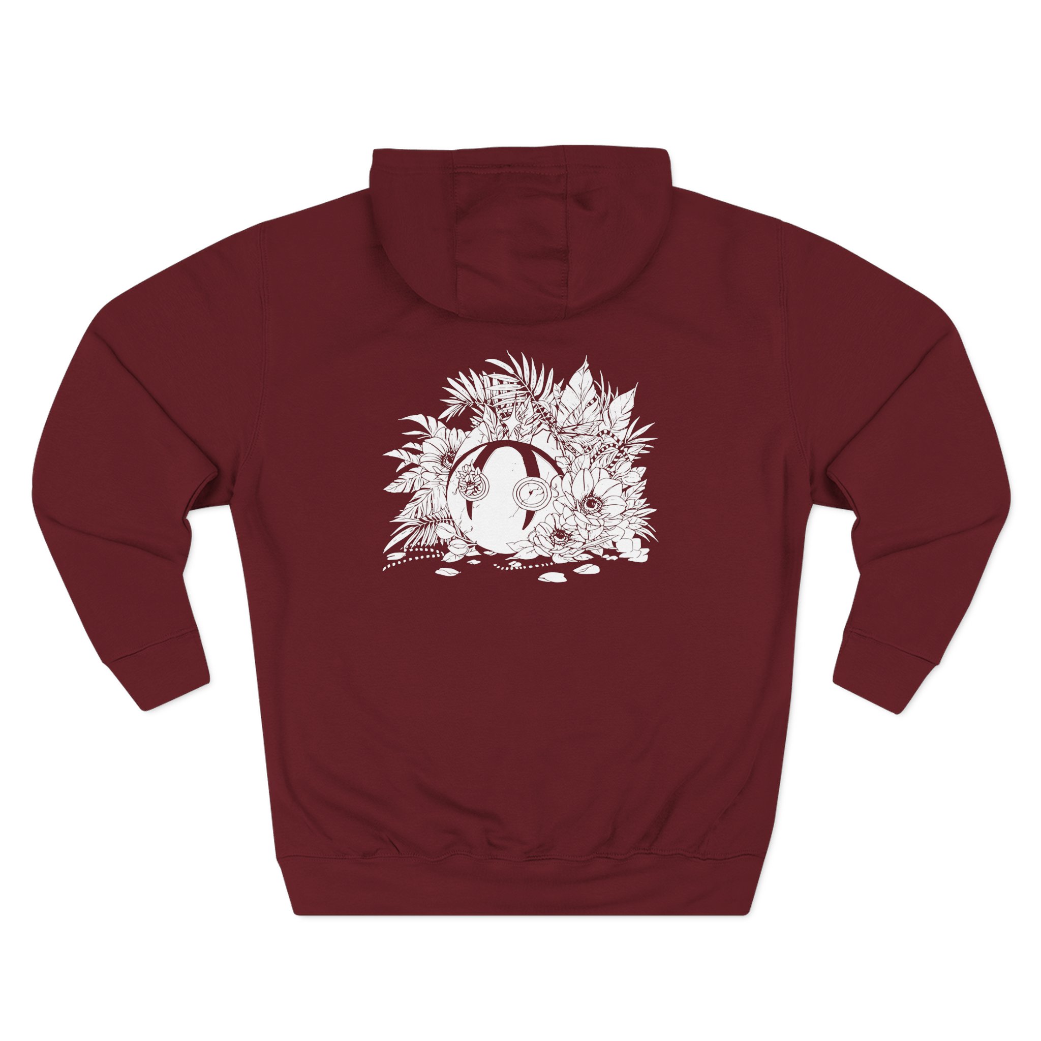 Dabin Three-Panel Fleece Hoodie