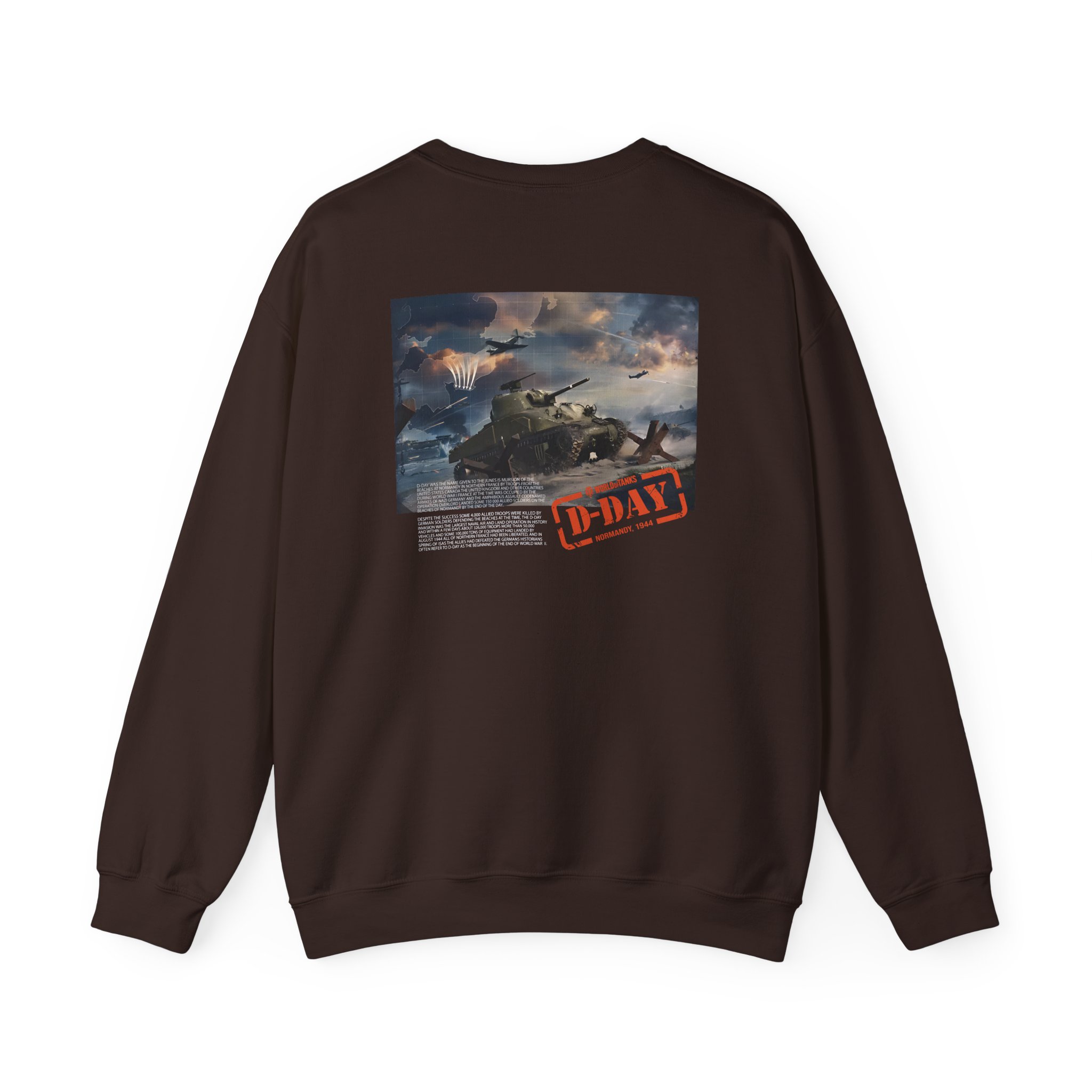 World of Tank Wot D-day Unisex Heavy Blendâ„¢ Crewneck Sweatshirt