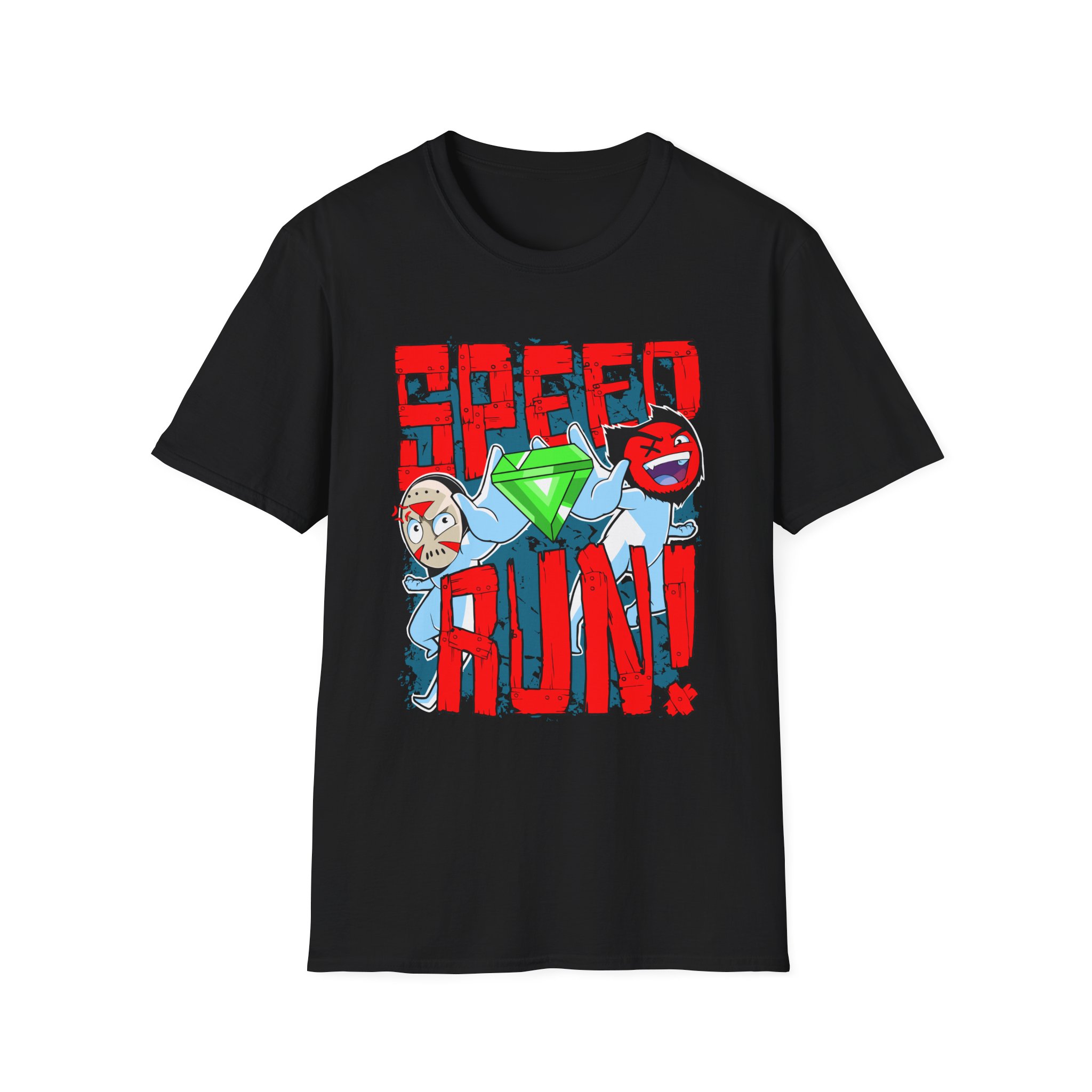 H2odelirious Speed Run Unisex Softstyle T-Shirt