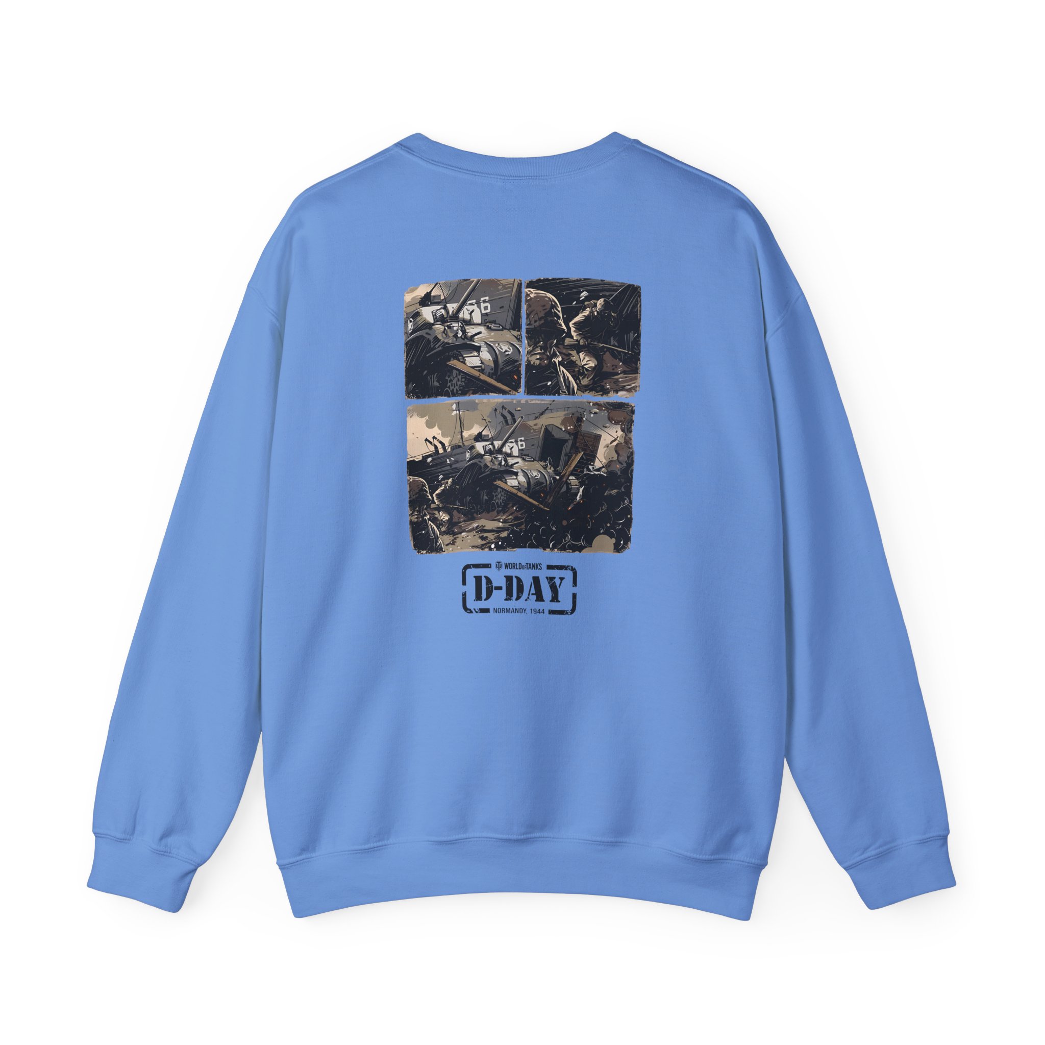 World of Tank Wot D-day Fury Storm Unisex Heavy Blendâ„¢ Crewneck Sweatshirt