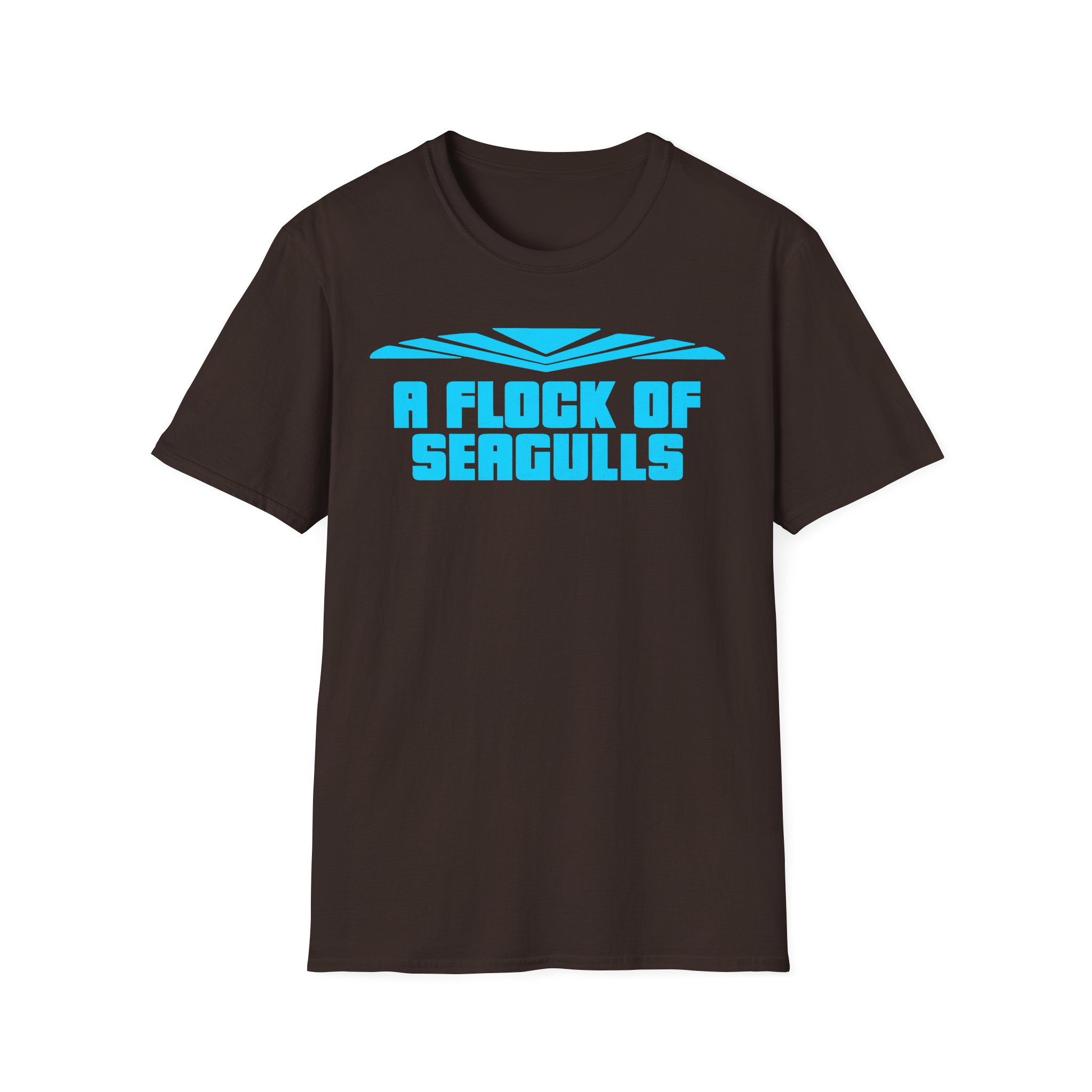 A Flock of Seagulls Logo Unisex Softstyle T-Shirt