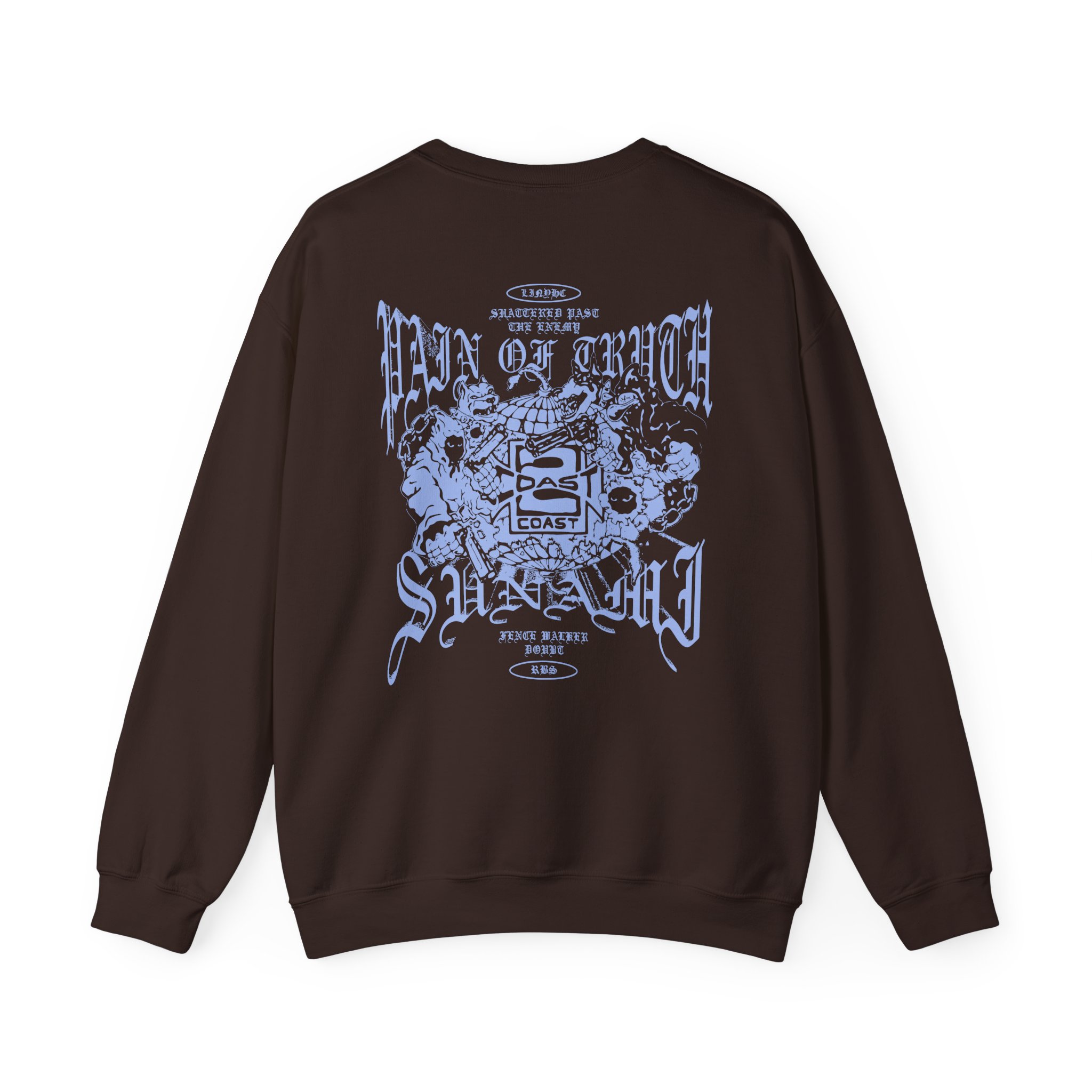 Pain of Truth Split Unisex Heavy Blendâ„¢ Crewneck Sweatshirt